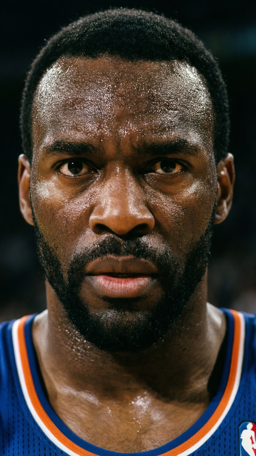 Willis Reed, Intensity Portrait, close-up, Full HD Phone Wallpaper