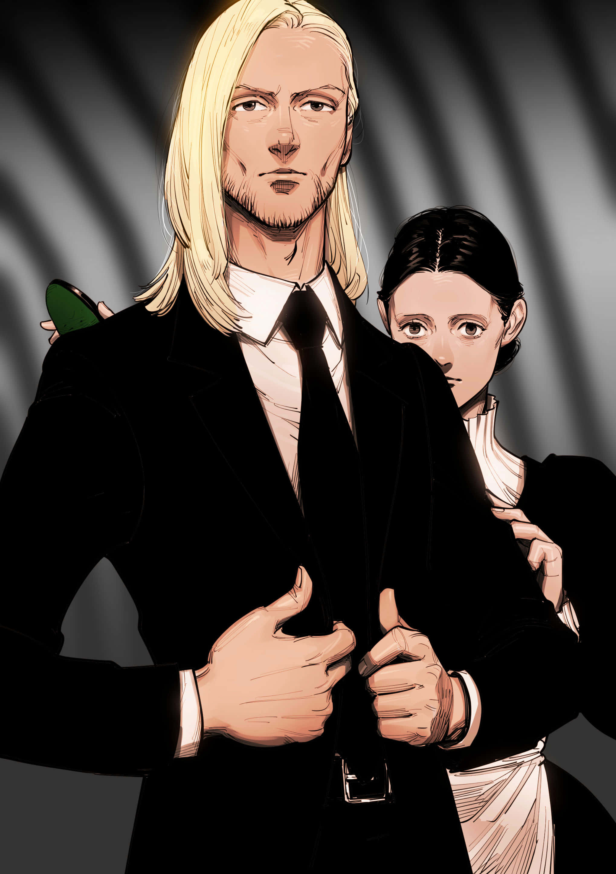 Willy Tybur, companion, anime illustration, 2K Phone Wallpaper