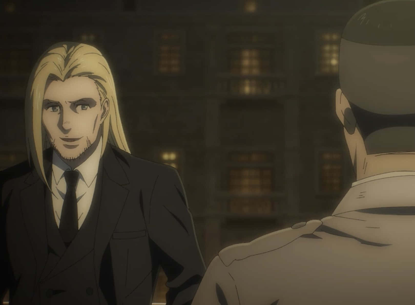Willy Tybur, dark suit, light uniform, HD Desktop Wallpaper