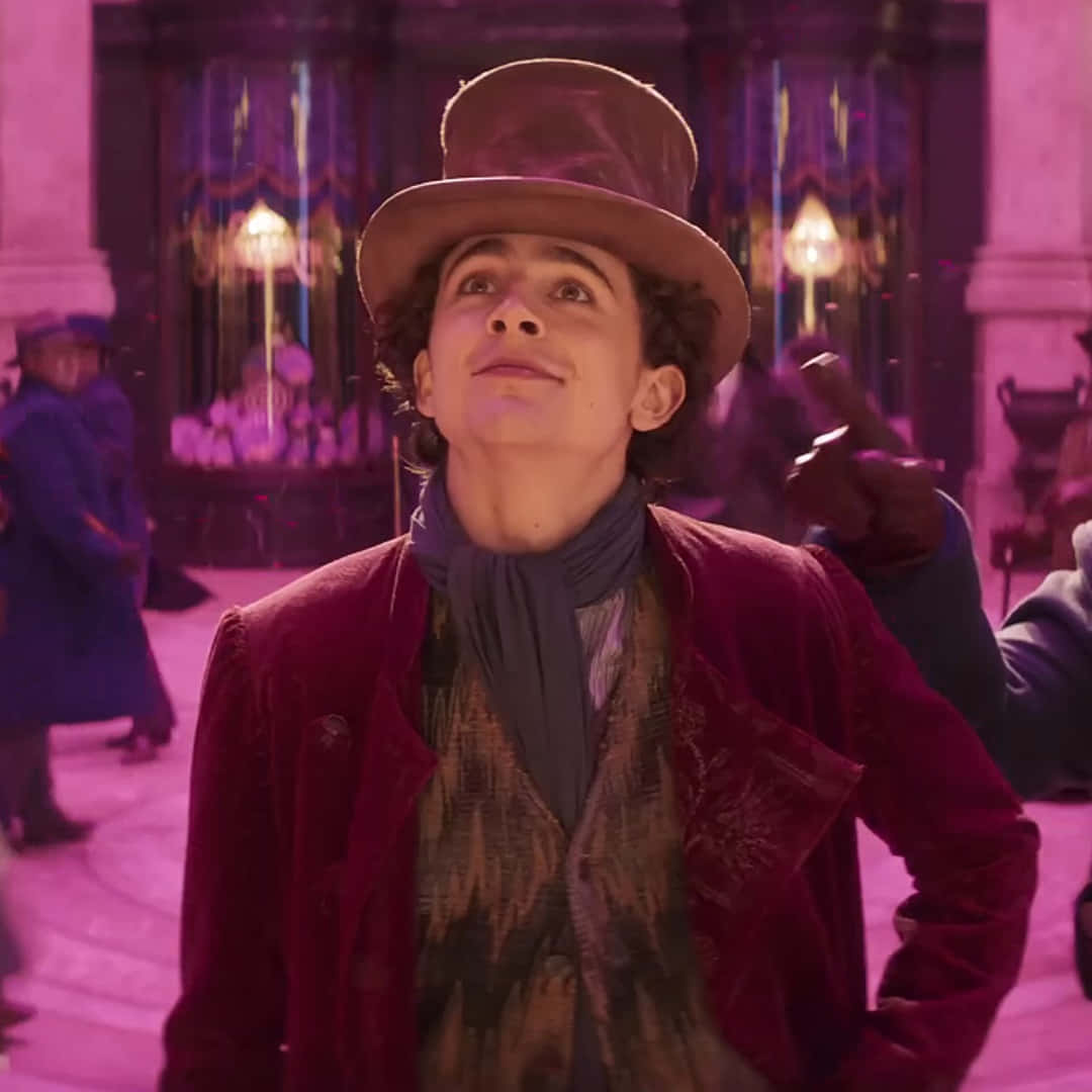Willy Wonka, velvet coat, top hat, SD Desktop Wallpaper