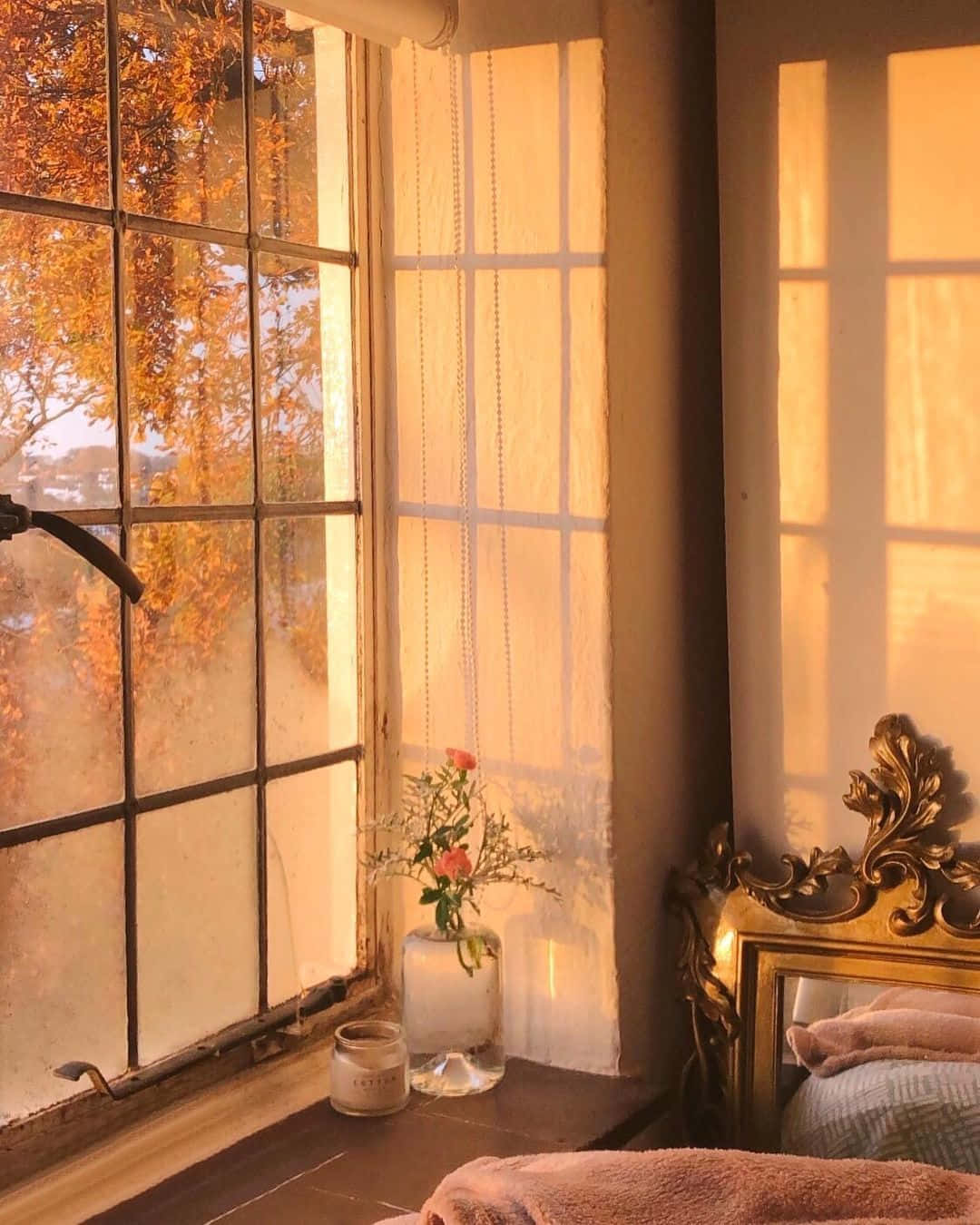 window, morning sunlight, vintage window, HD Phone Wallpaper