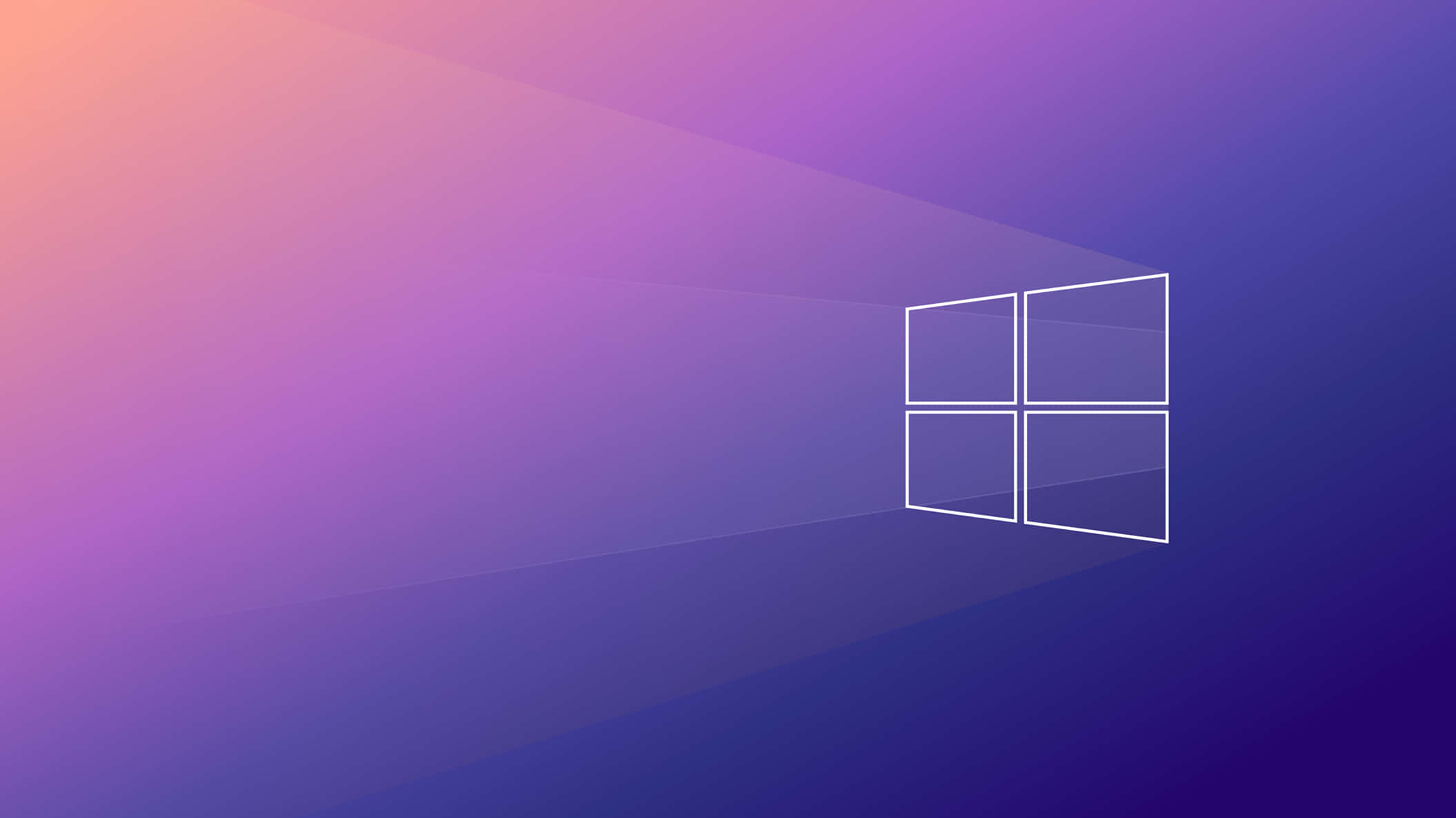 Windows 1, minimalist Windows logo, purple and blue gradient, Full HD Desktop Wallpaper