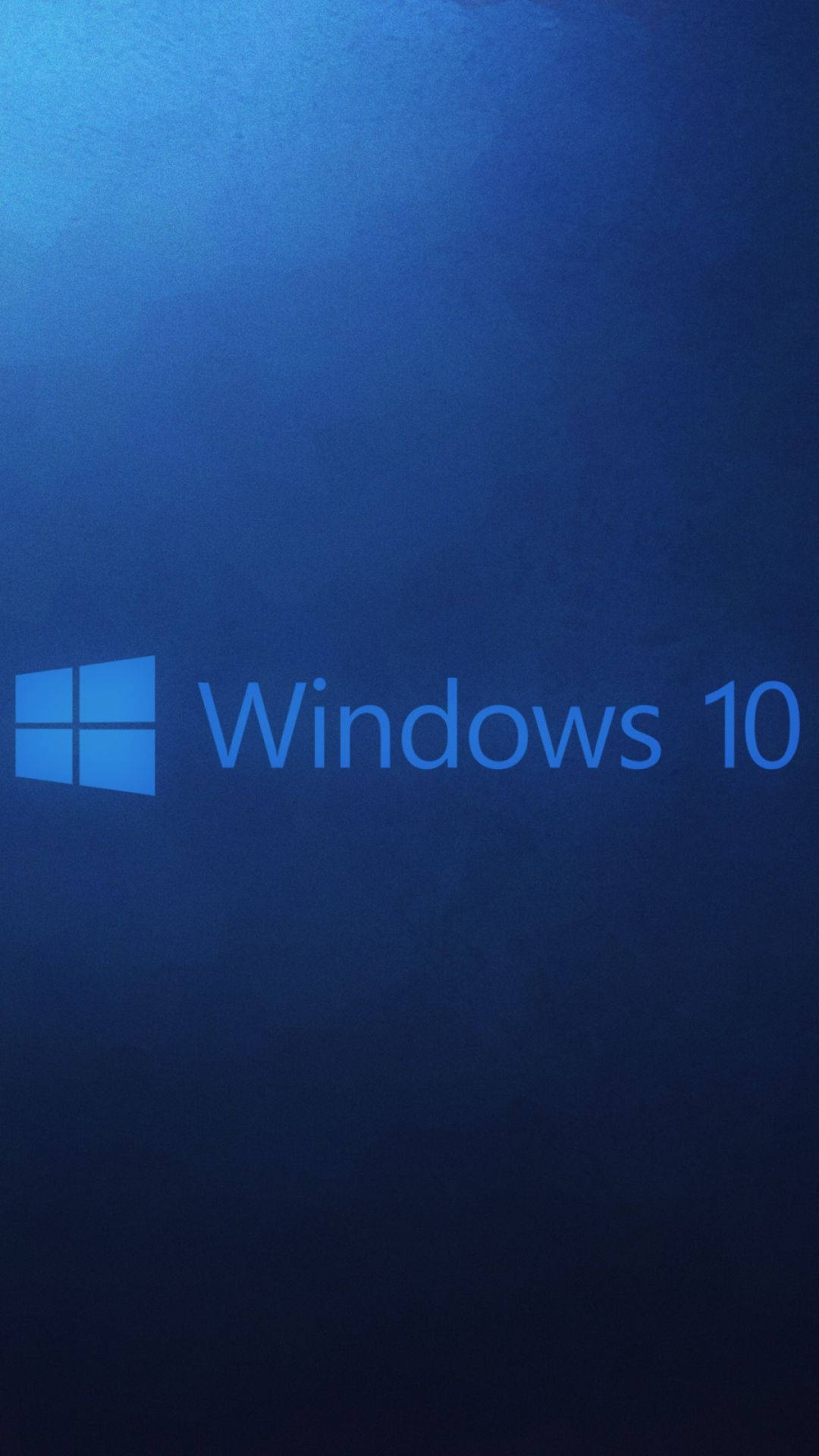 Windows 10, blue, gradient blue background, Full HD Phone Wallpaper