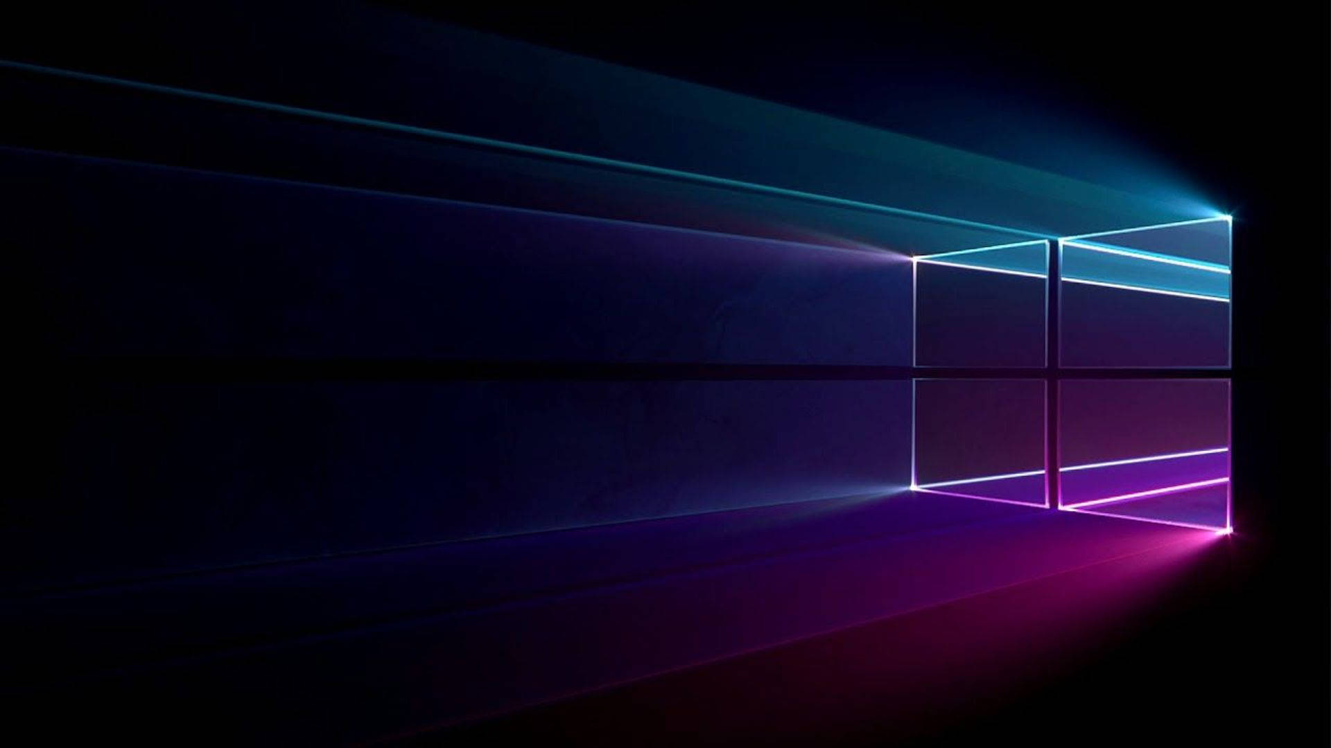 Windows 11, 4K, neon lights, Full HD Desktop Wallpaper