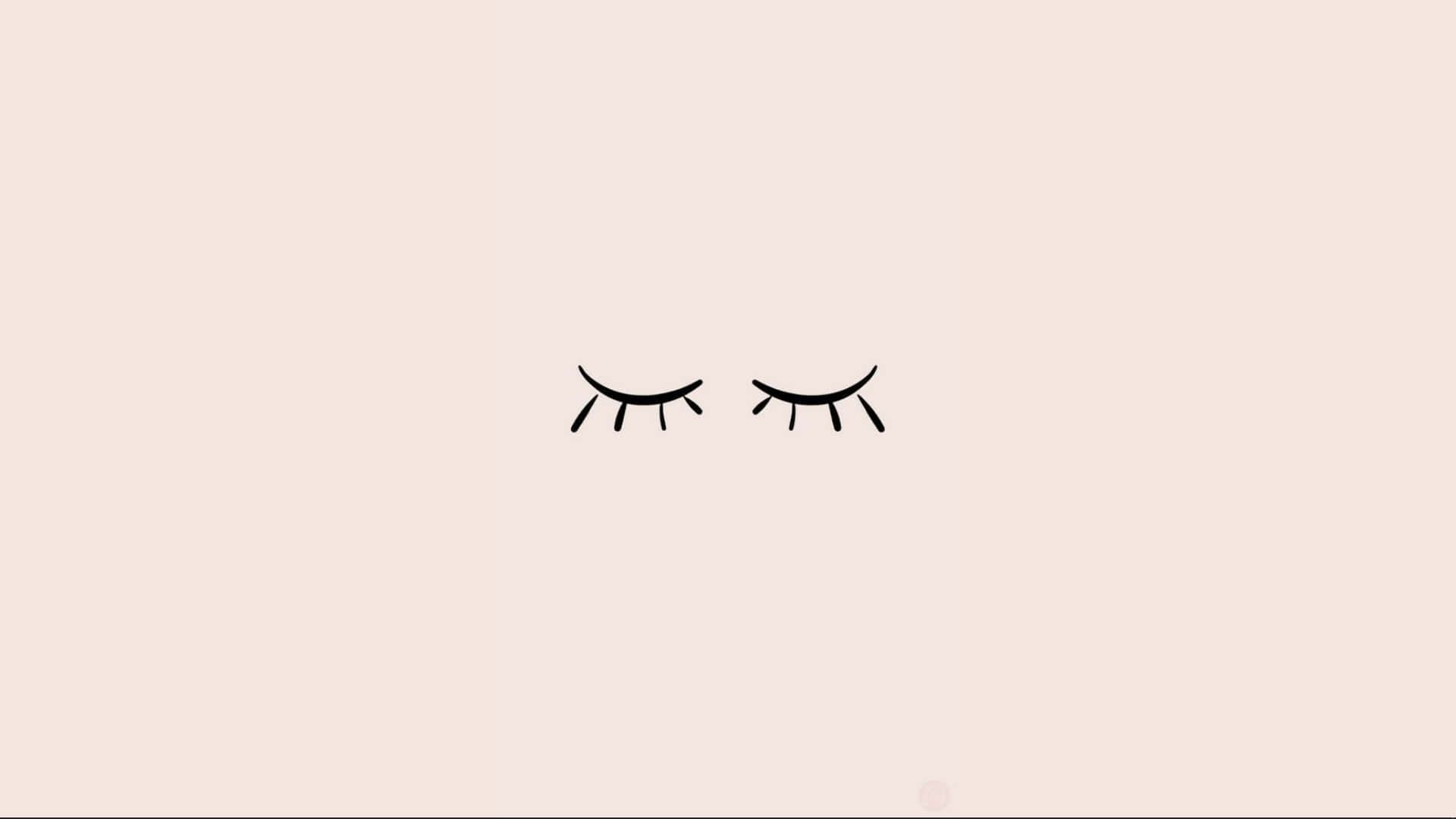 laptop, lock screen, black eyelashes, Full HD Desktop Wallpaper