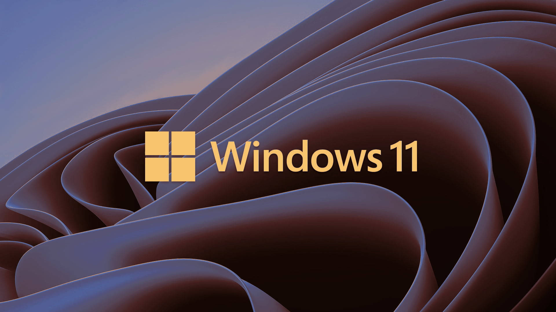 Windows 11 Logo, brown, purple, Full HD Desktop Wallpaper