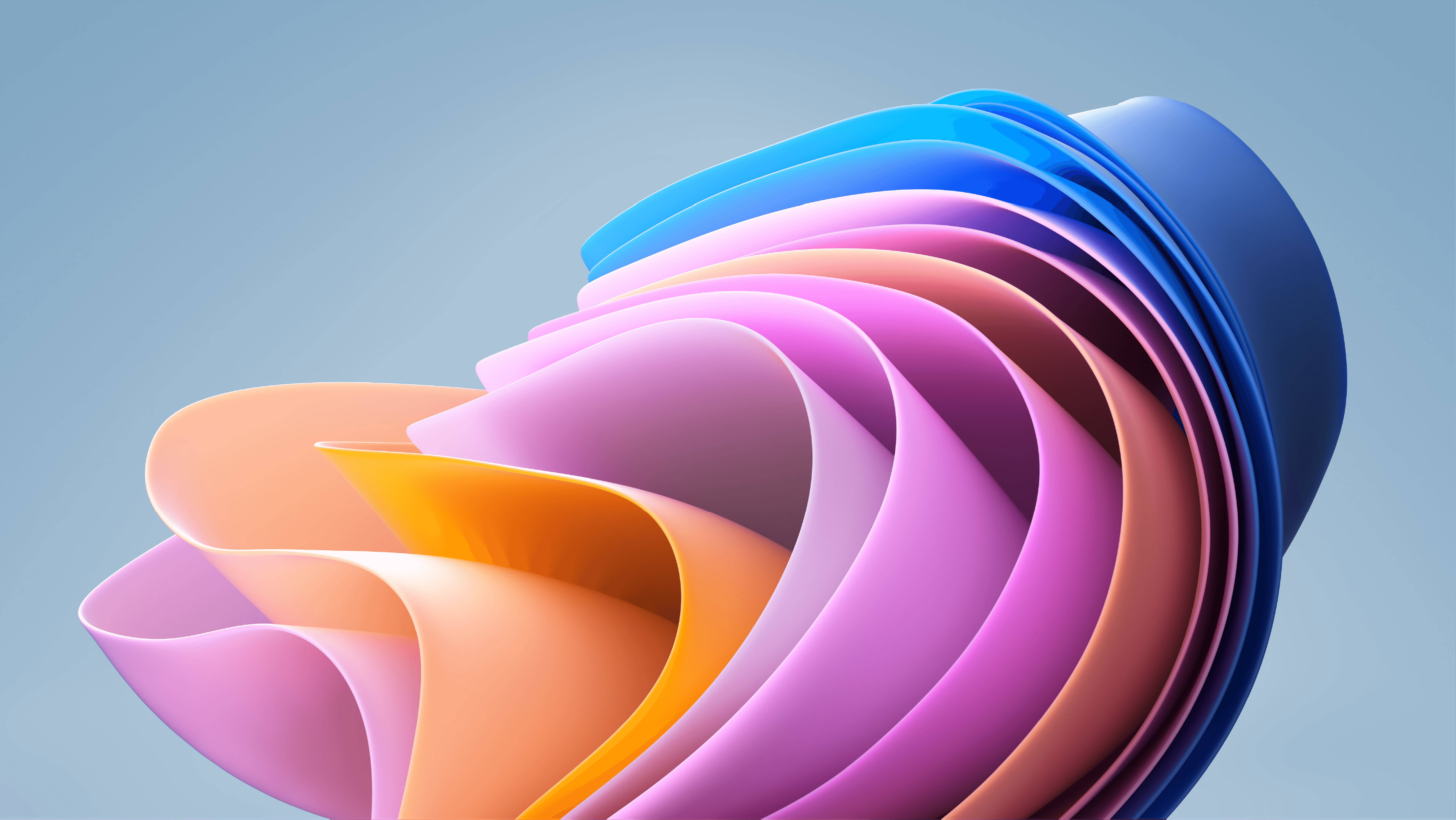 Windows 11, blue, pink, 8K Desktop Wallpaper