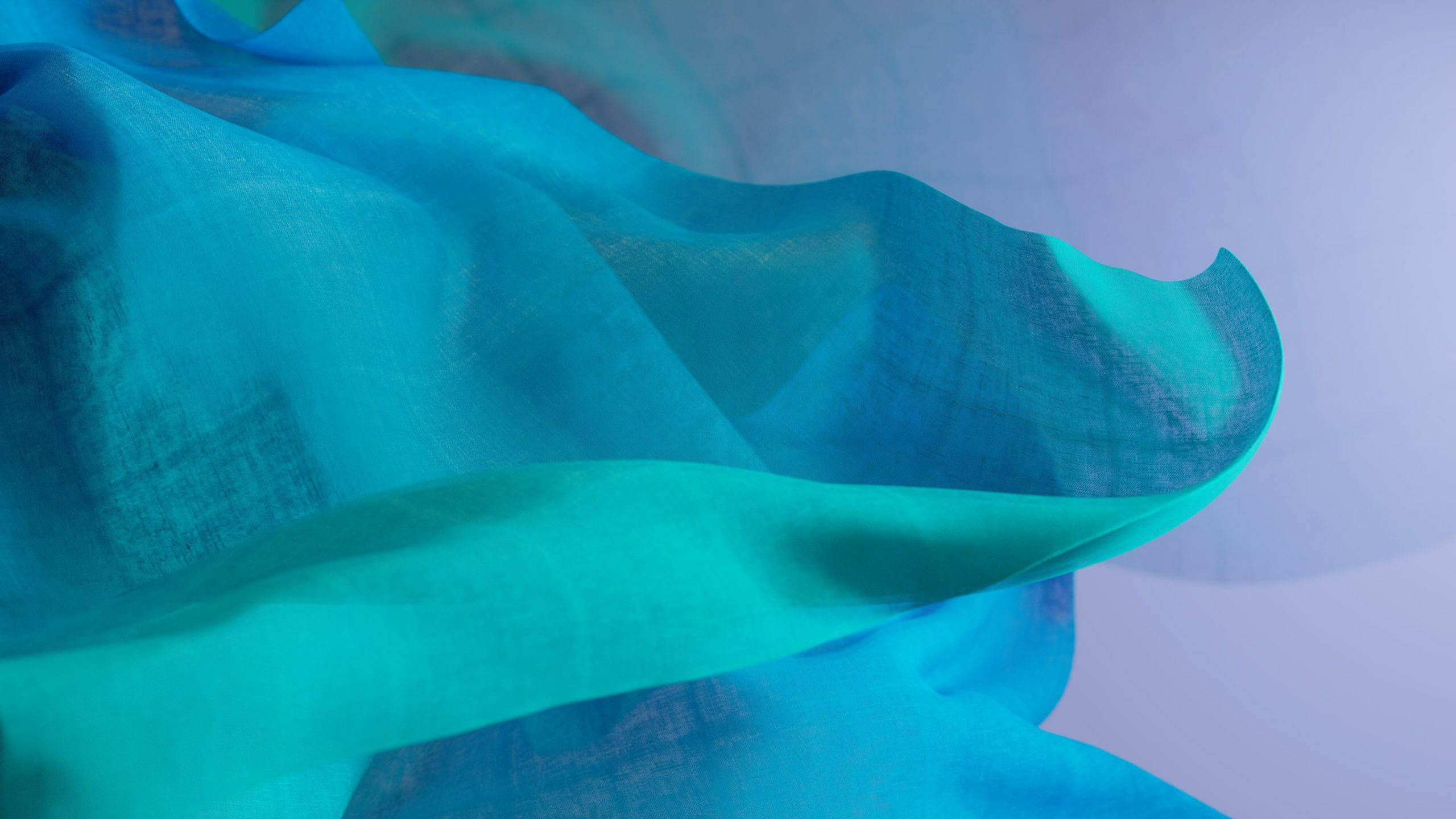 Windows 11, turquoise, lavender, 2K Desktop Wallpaper
