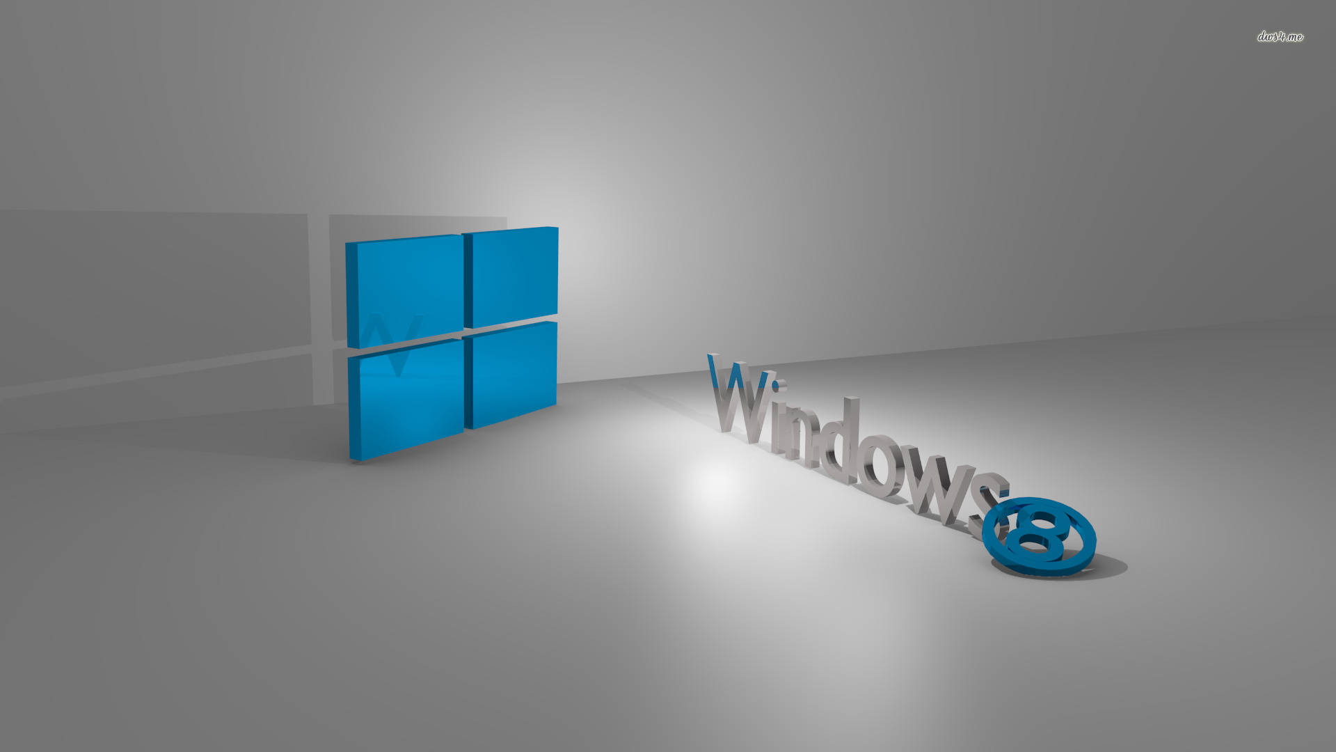 Windows 8, 3d-render, Windows logo, Full HD Desktop Wallpaper