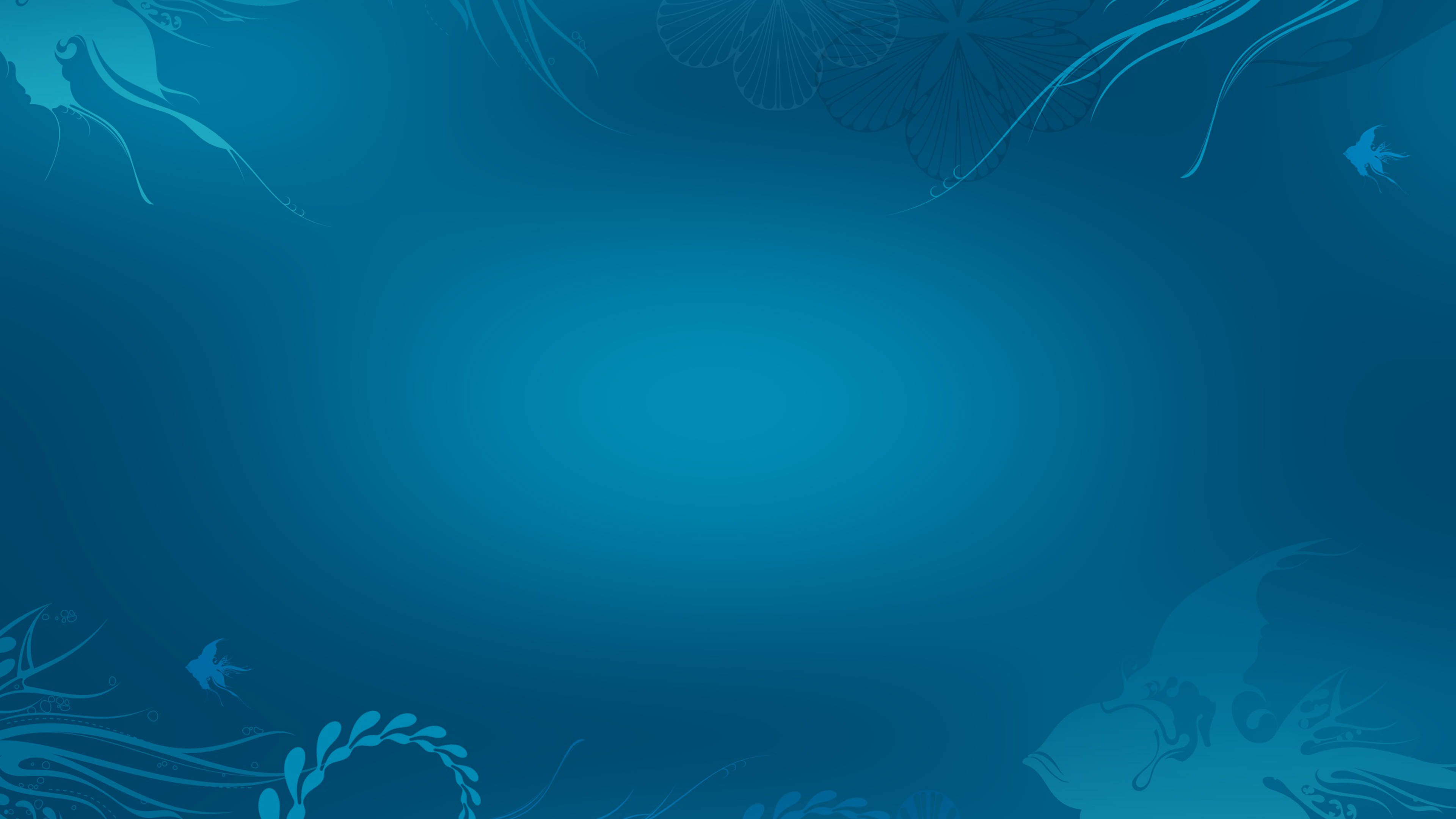 under the sea, Windows 8, blue gradient, 4K Desktop Wallpaper