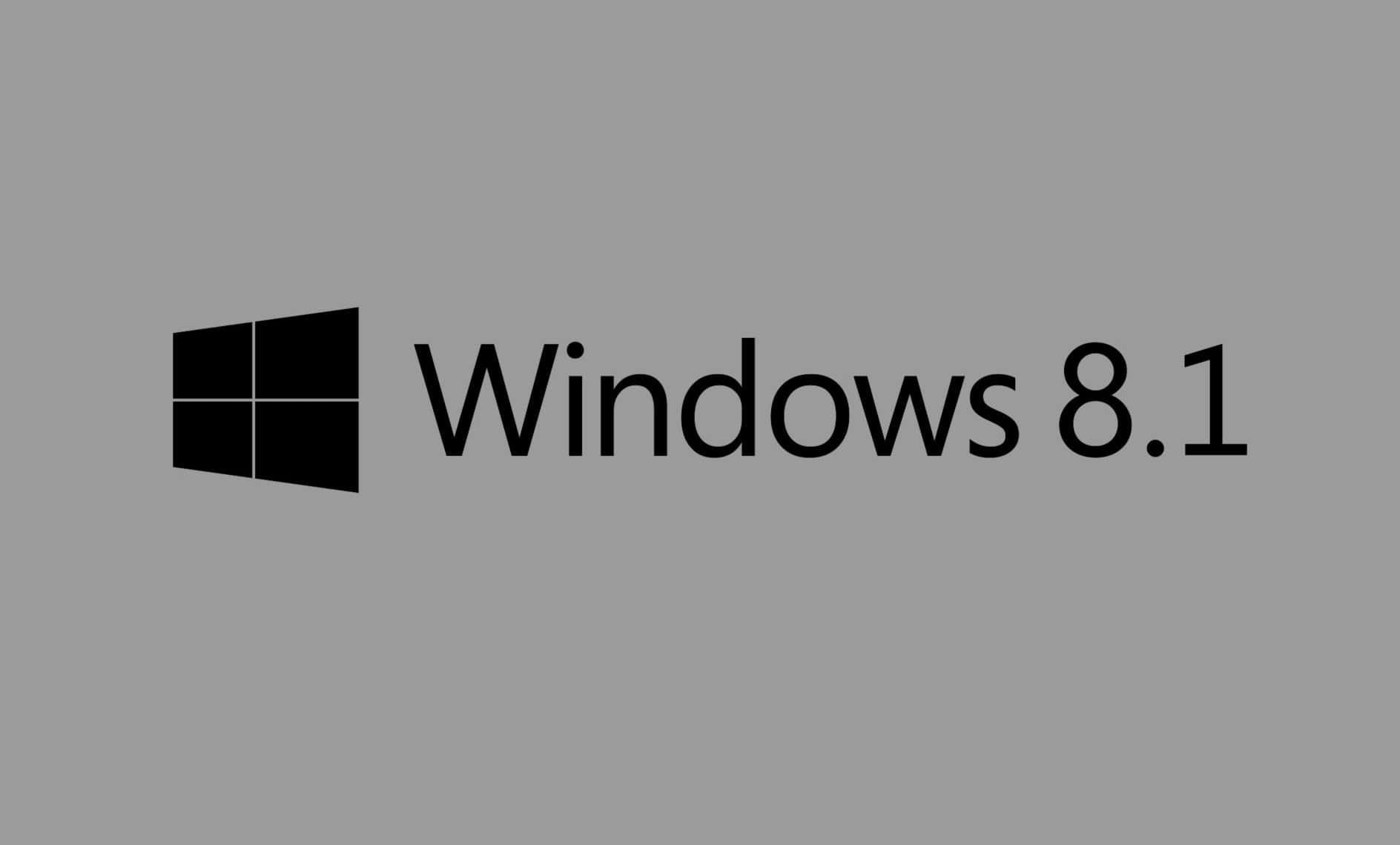 Windows 8.1, Black Windows 8.1 logo, text, HD Desktop Wallpaper