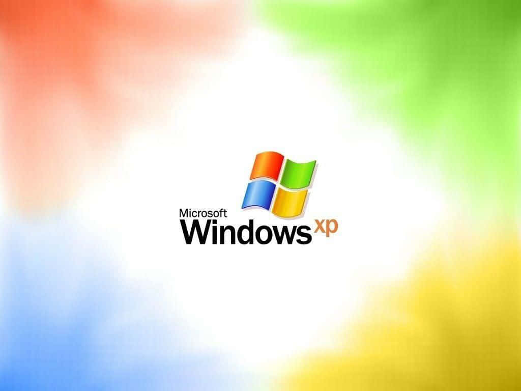 Windows XP Logo, red, green, SD Desktop Wallpaper