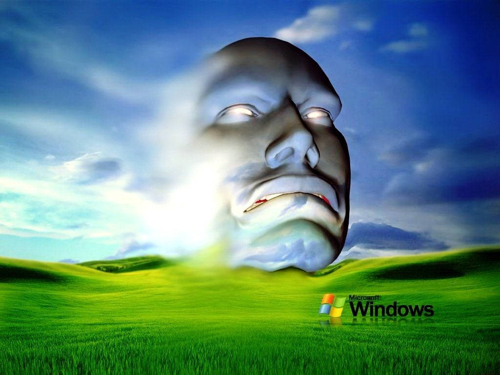 Windows XP, 3D Animated, anime, SD Desktop Wallpaper