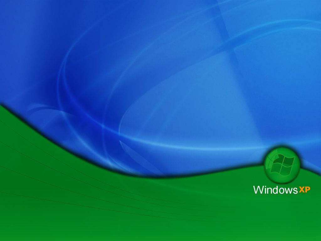 Windows XP, blue, green, SD Desktop Wallpaper