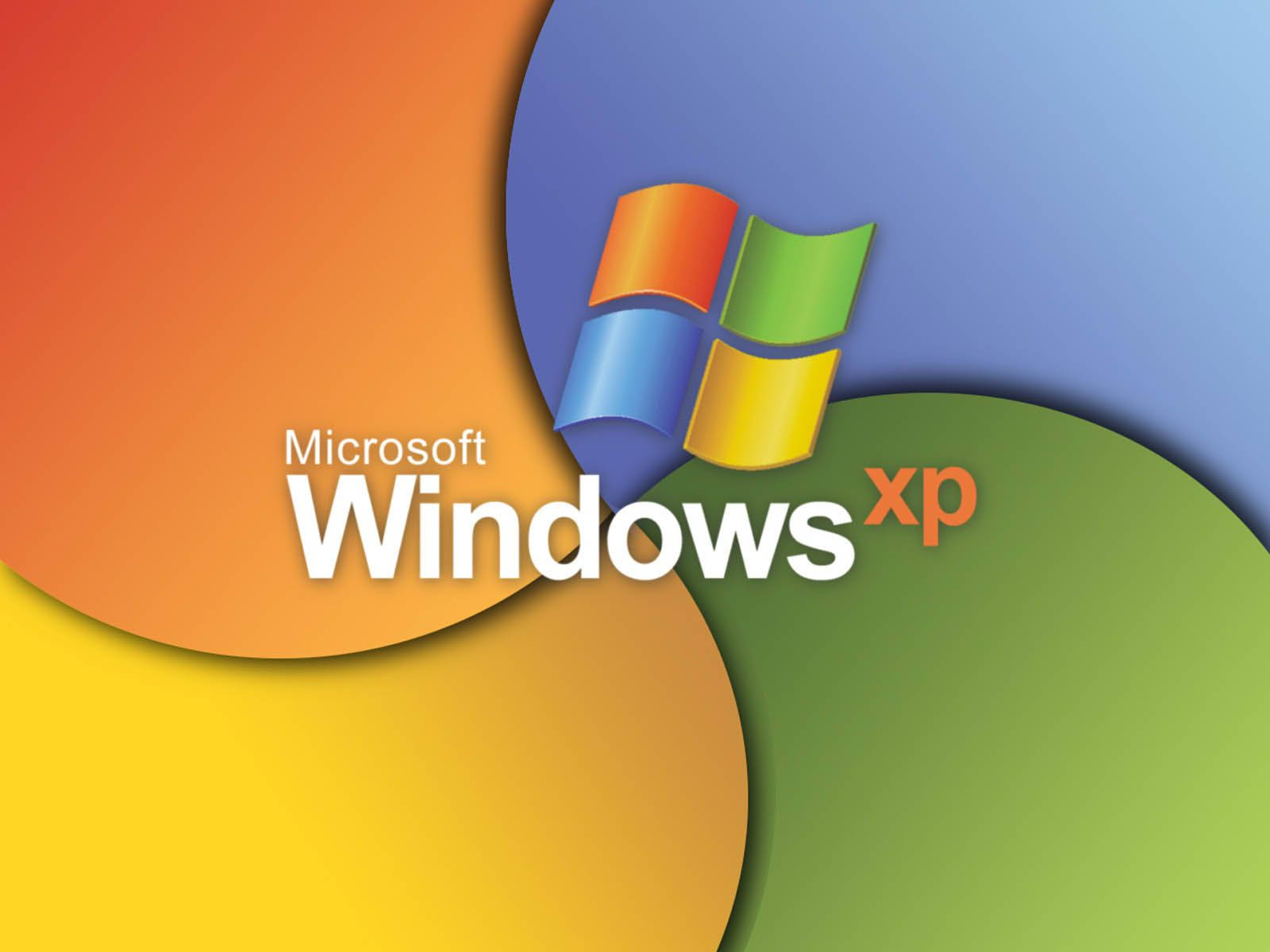 Windows XP, orange, yellow, HD Desktop Wallpaper