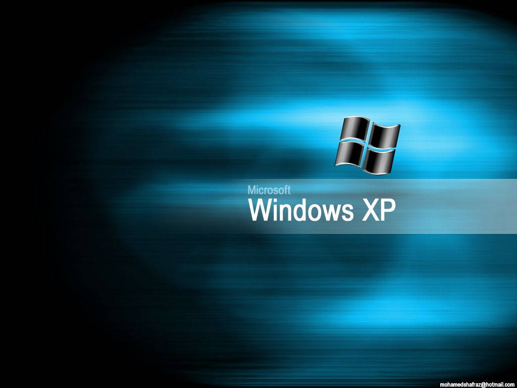 Windows XP, blue gradient, dark edges, SD Desktop Wallpaper