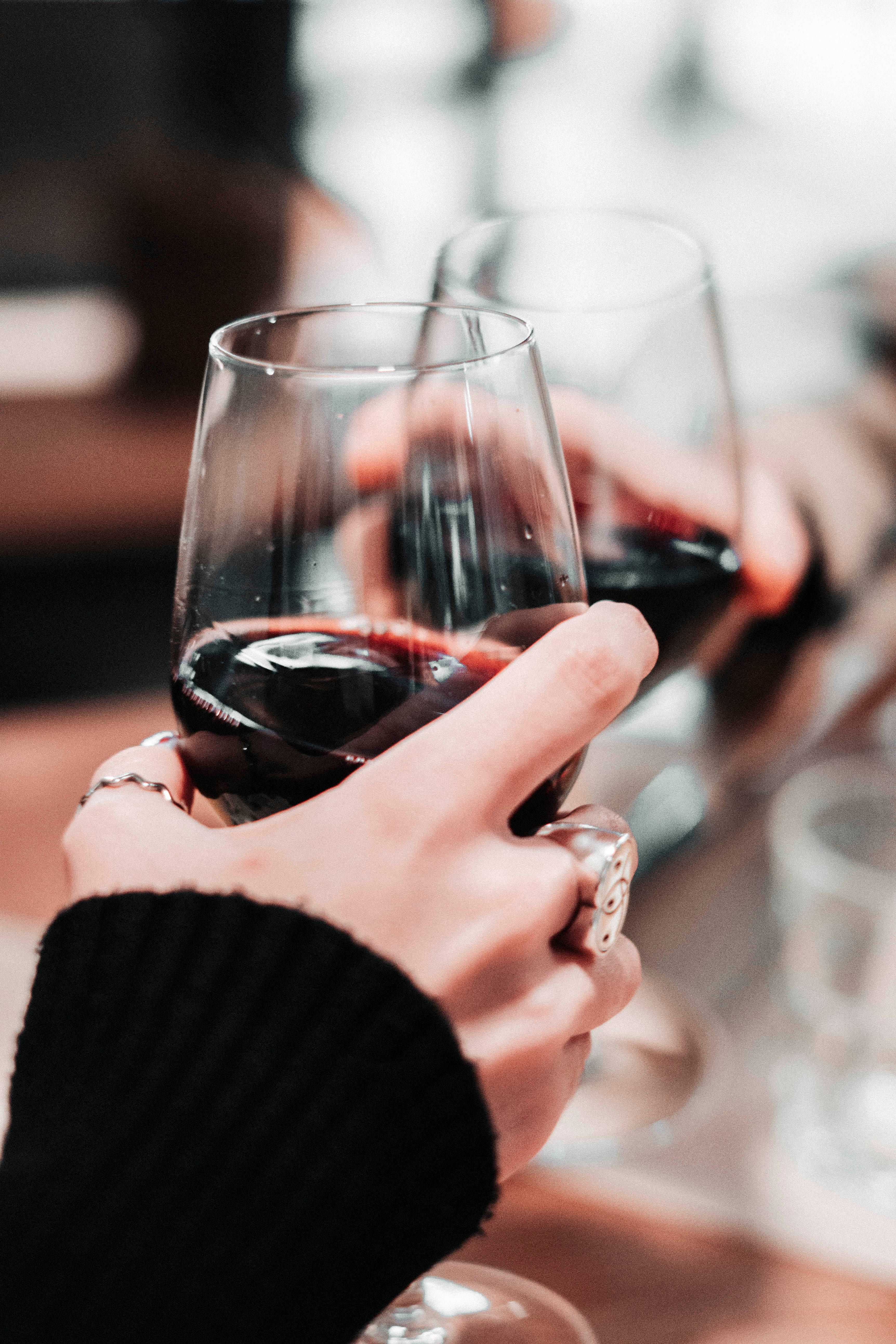 red wine, hands, wine glasses, 5K Phone Wallpaper