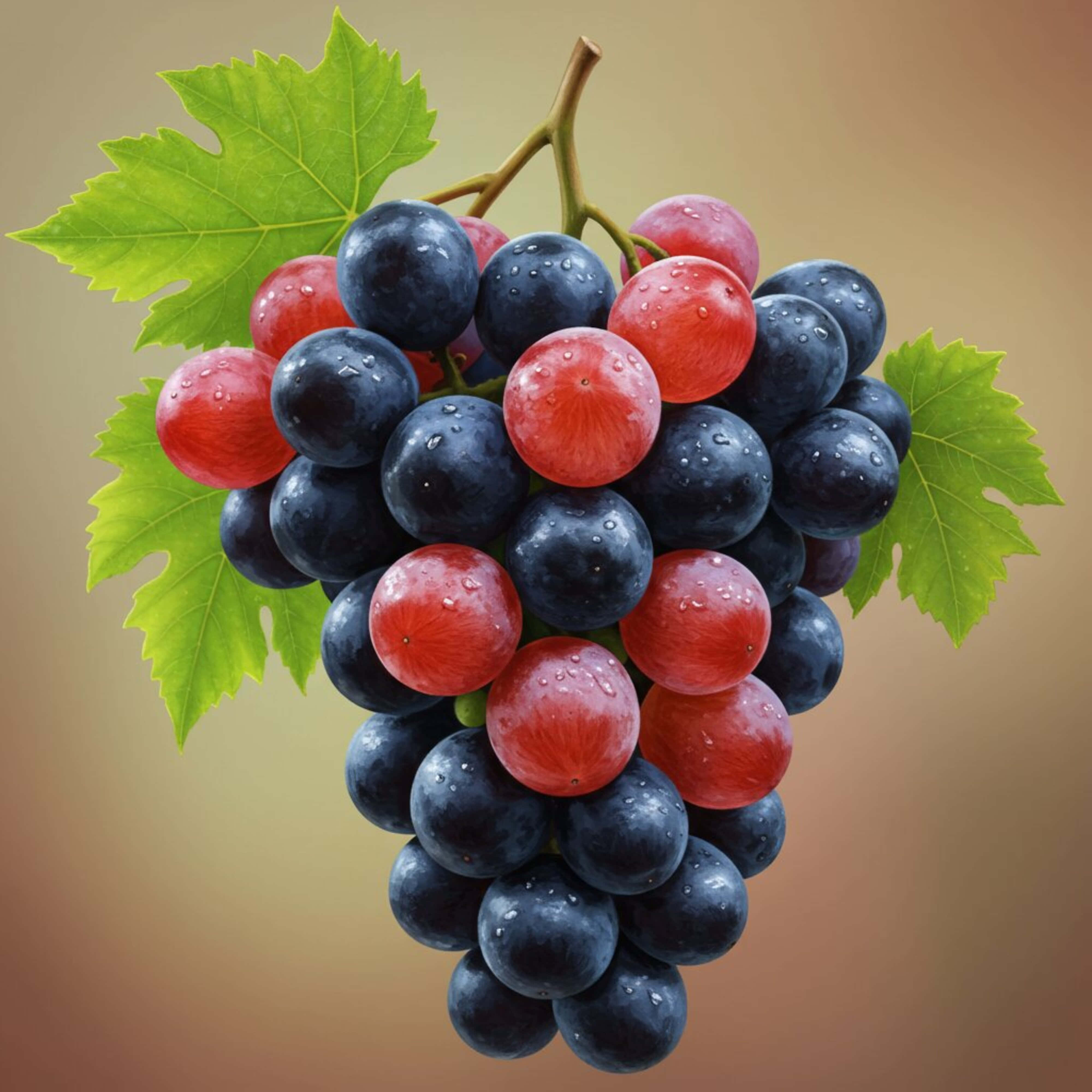 grape, red grapes, dark blue grapes, 4K Desktop Wallpaper