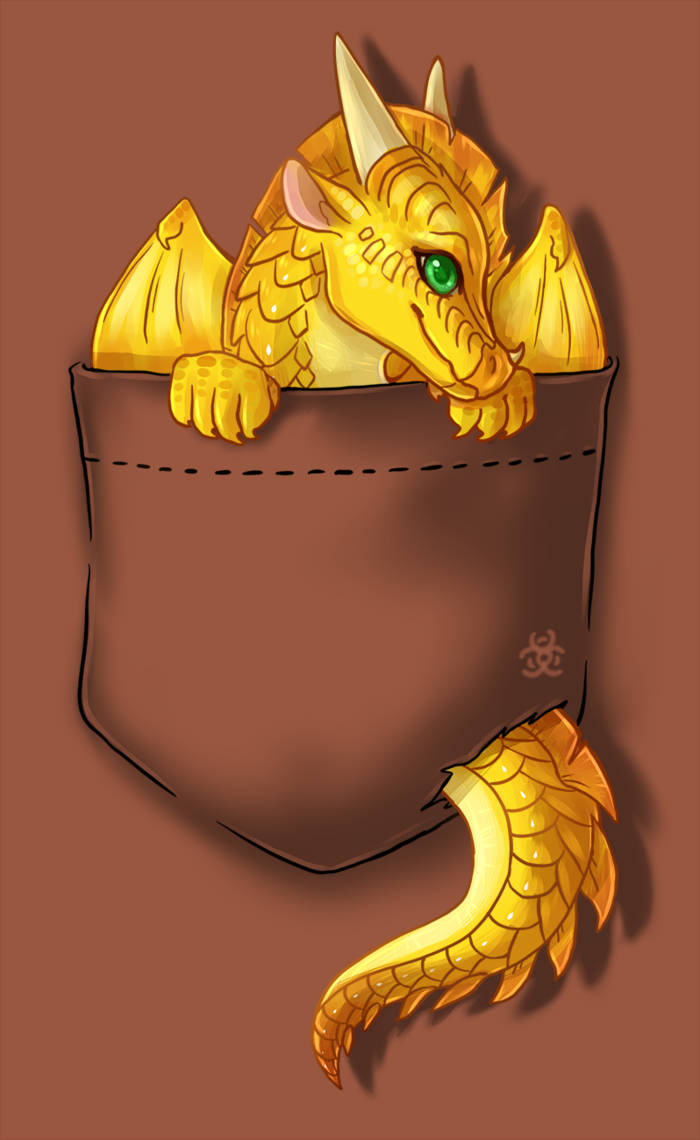 Wings Of Fire, golden dragon, green eyes, SD Phone Wallpaper