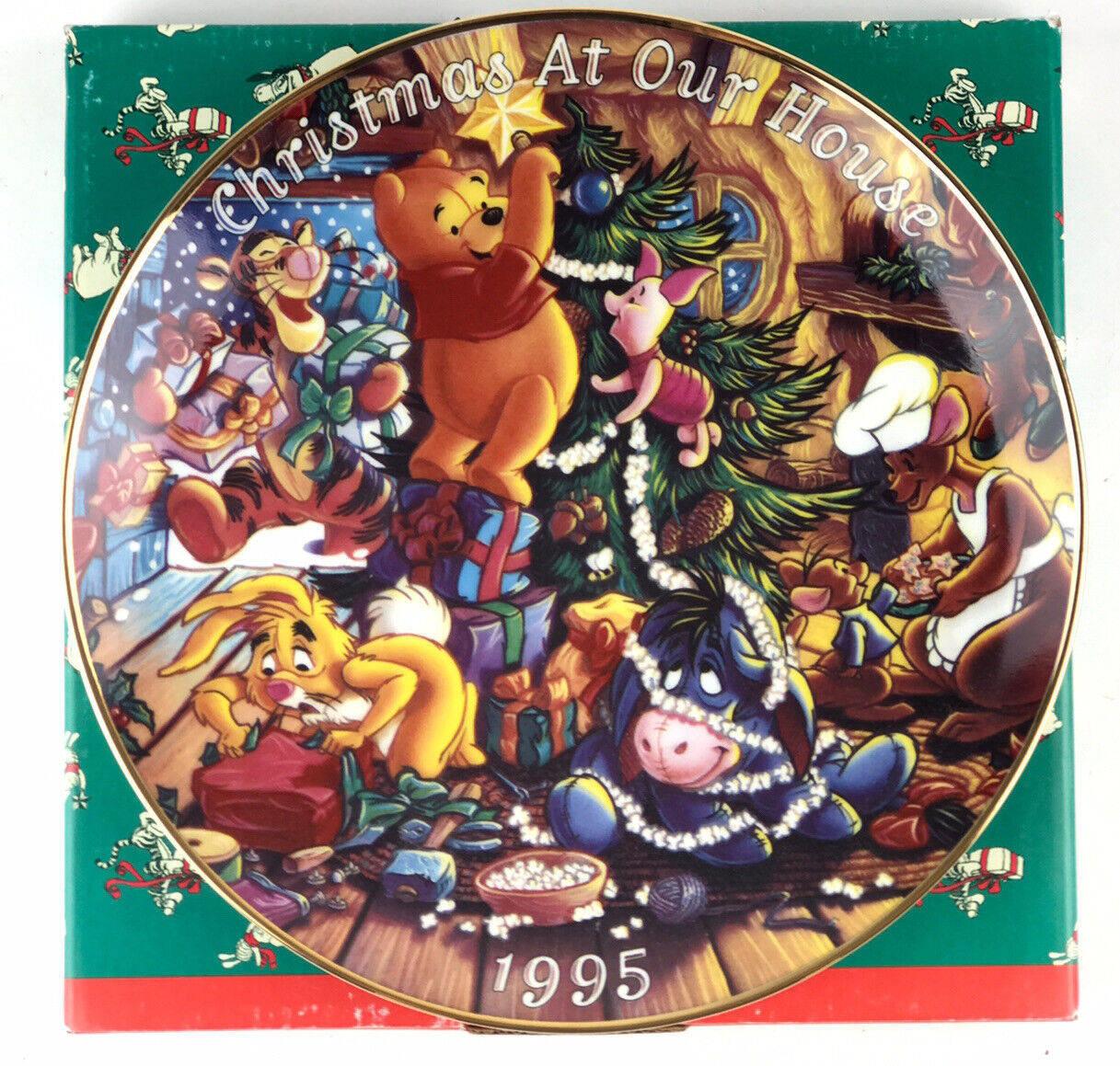Winnie The Pooh, Christmas tree, ornaments, SD Desktop Wallpaper