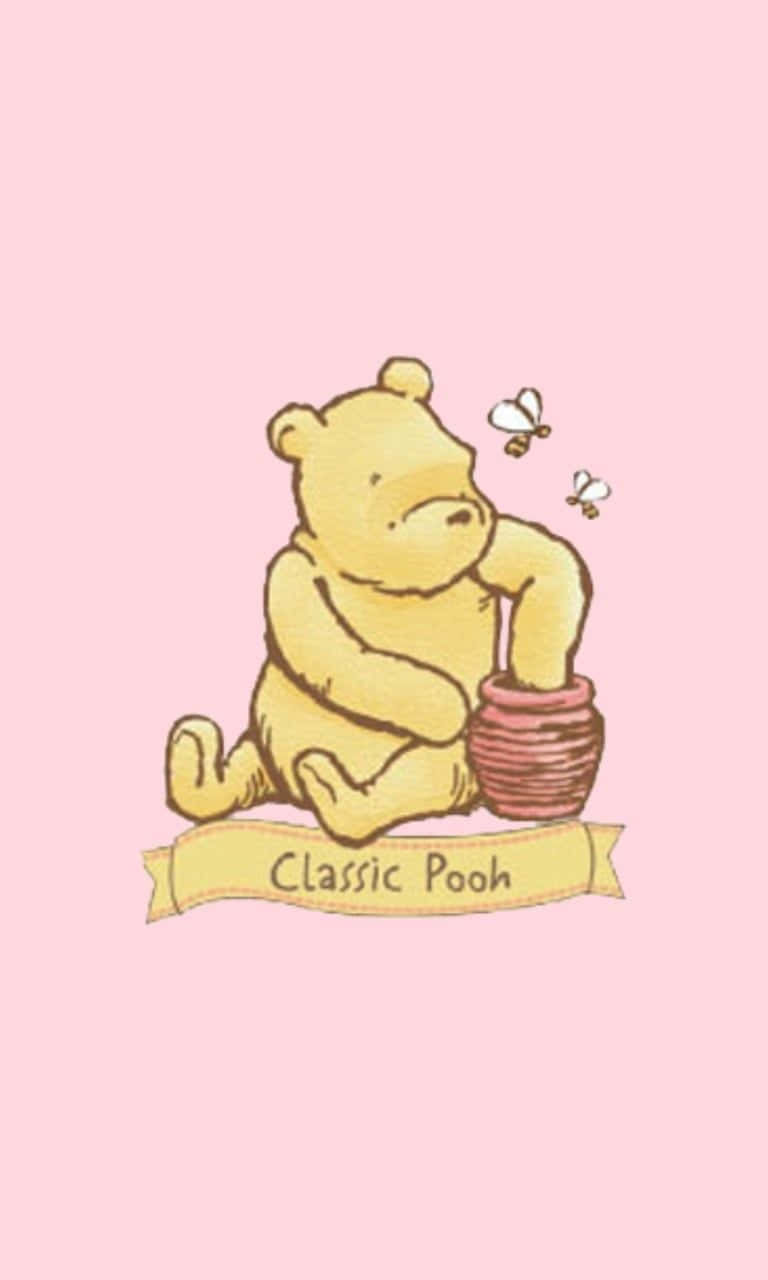 Winnie The Pooh, honey pot, bees, HD Phone Wallpaper