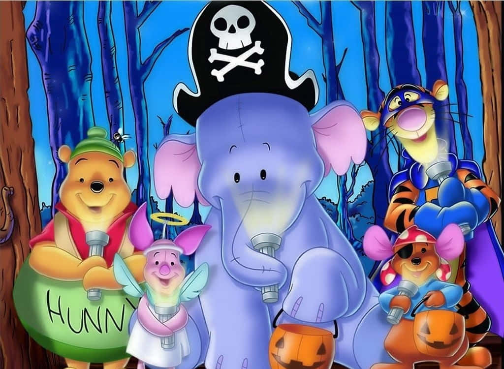 Winnie The Pooh, Halloween, pirates, SD Desktop Wallpaper