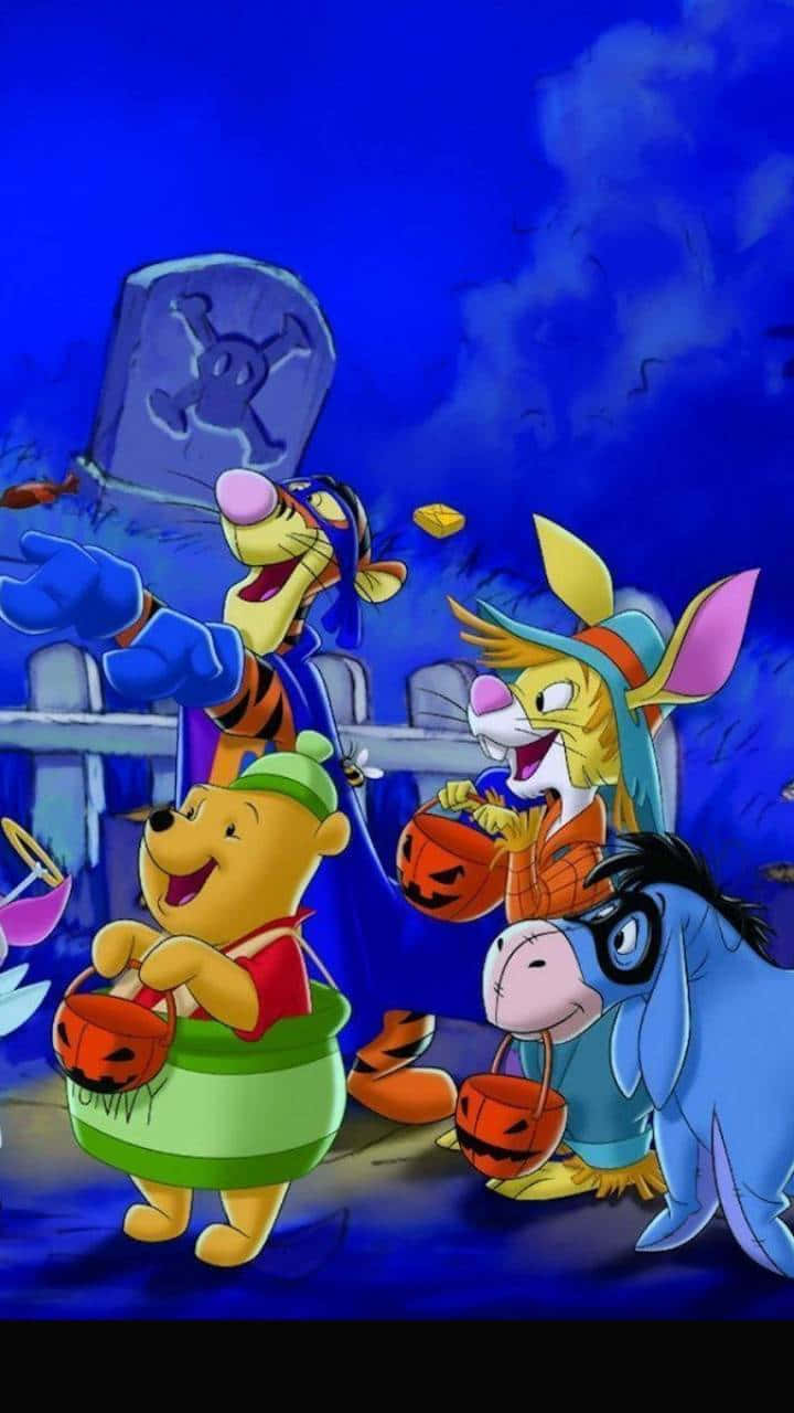 Winnie The Pooh, Halloween costumes, trick or treating, HD Phone Wallpaper