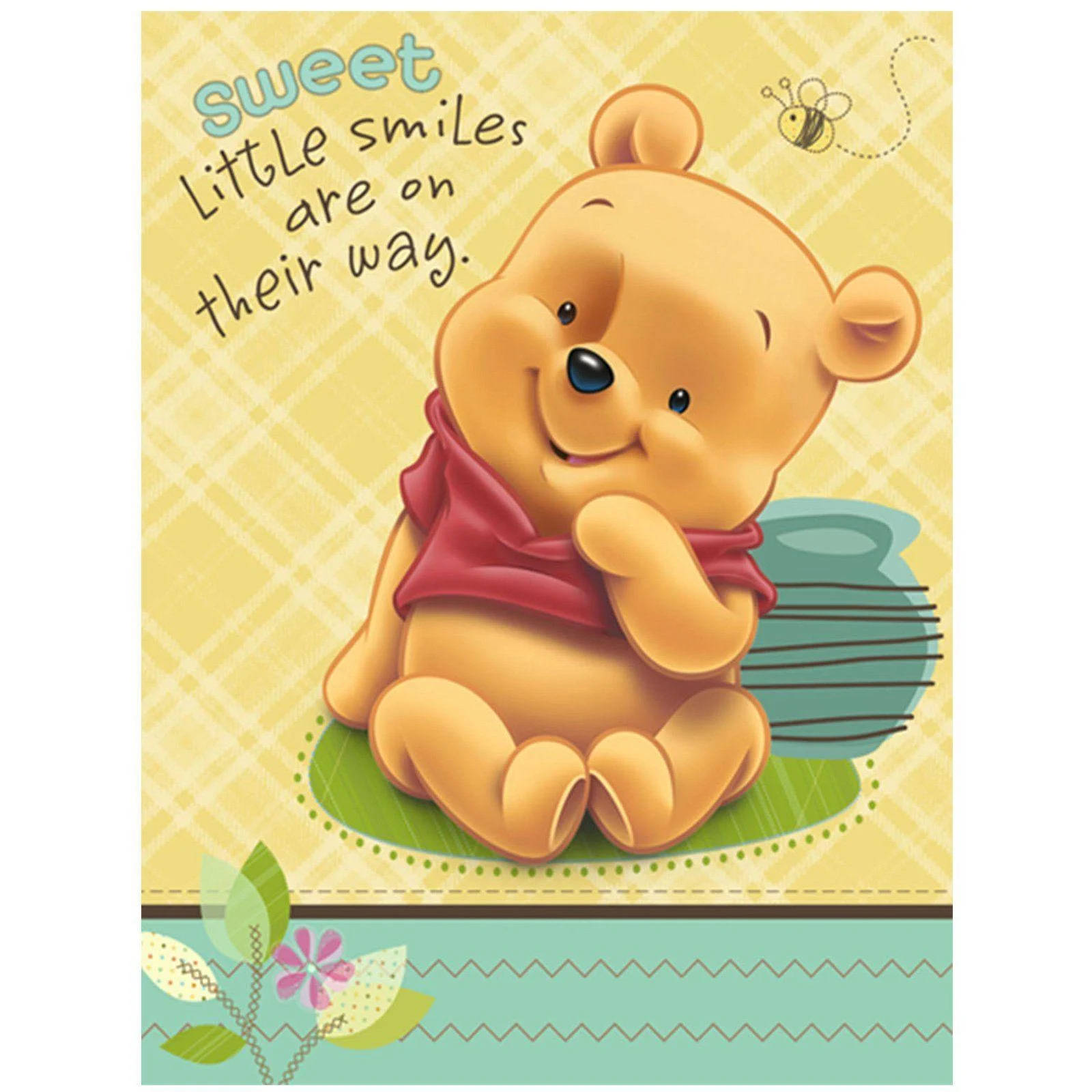 Winnie The Pooh, red shirt, honey pot, HD Desktop Wallpaper