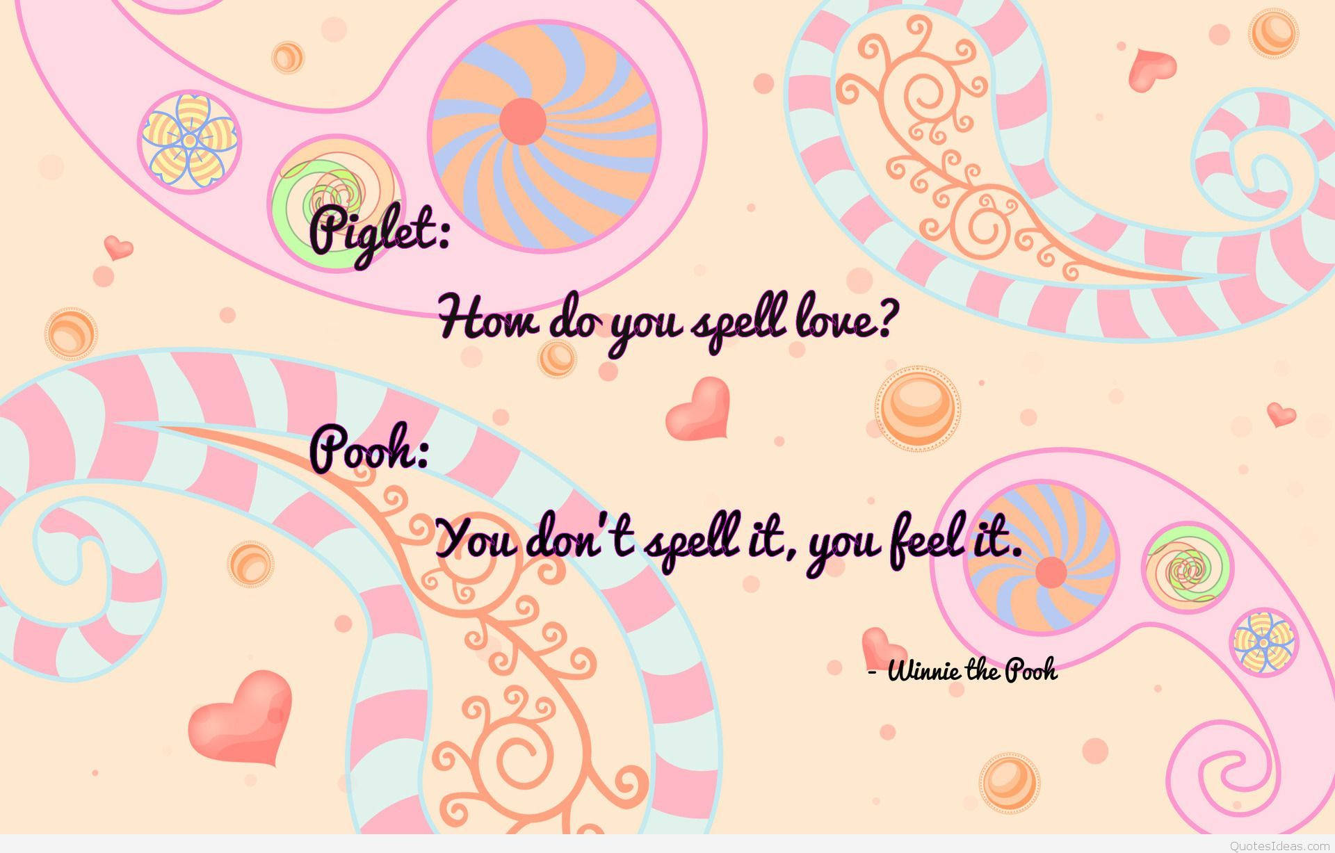 Winnie The Pooh, aesthetic pink, pastel wallpaper, Full HD Desktop Wallpaper