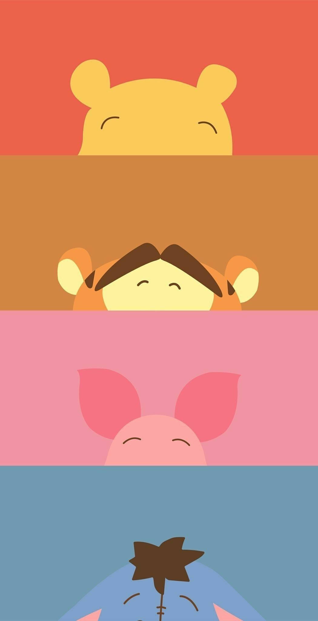 Winnie The Pooh, Pastel, iPhone X, Full HD Phone Wallpaper