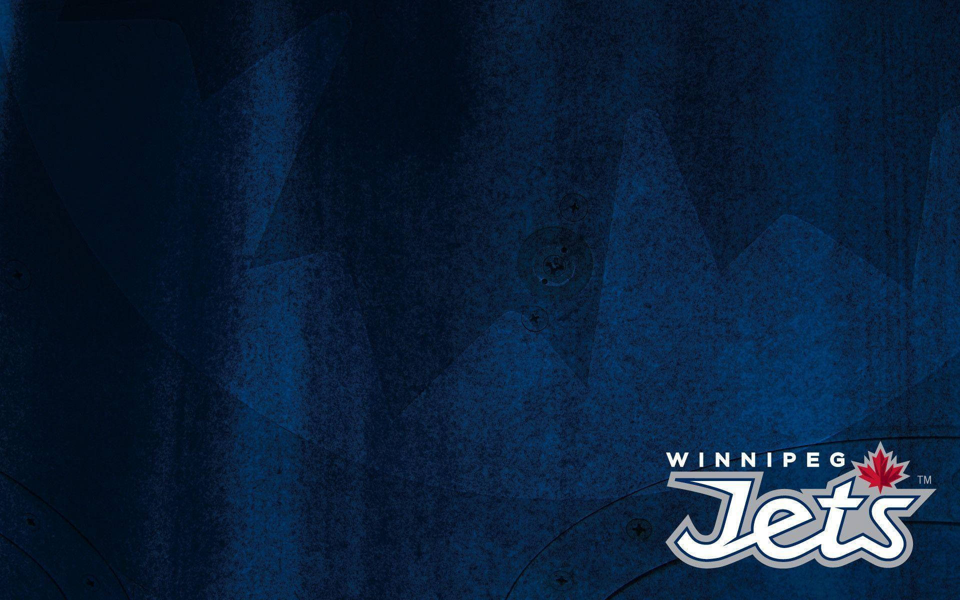 Winnipeg Jets, dark blue, maple leaf, Full HD Desktop Wallpaper