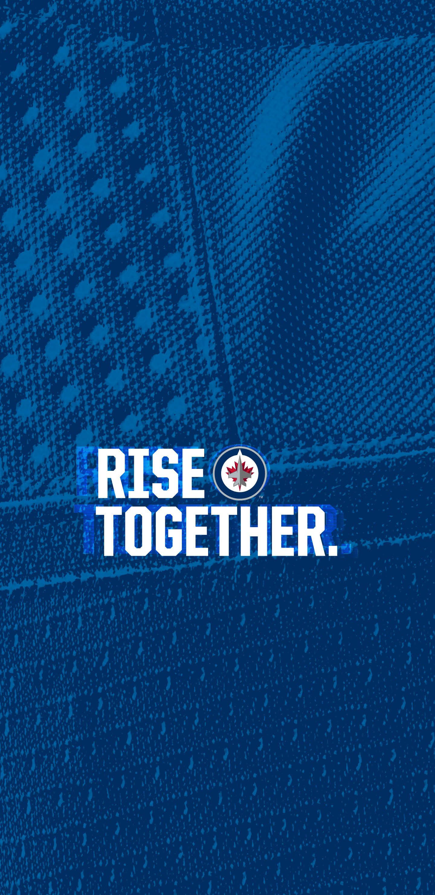 Winnipeg Jets, dark blue jersey, white text, 2K Phone Wallpaper