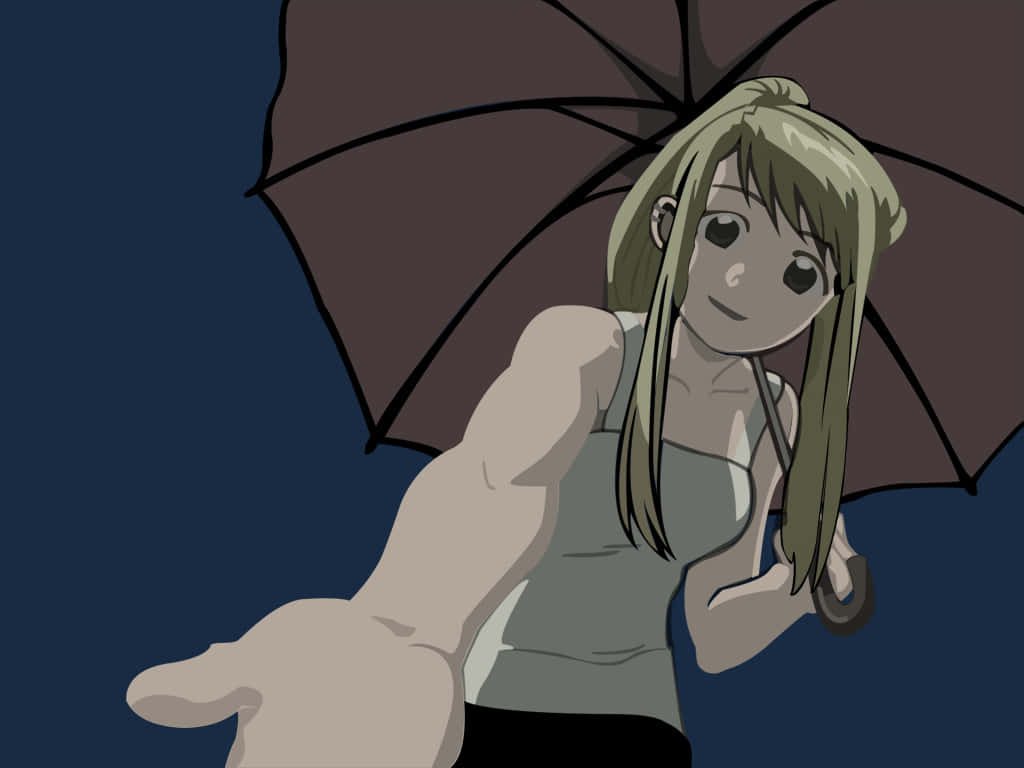 Winry Rockbell, workshop, blonde hair, SD Desktop Wallpaper