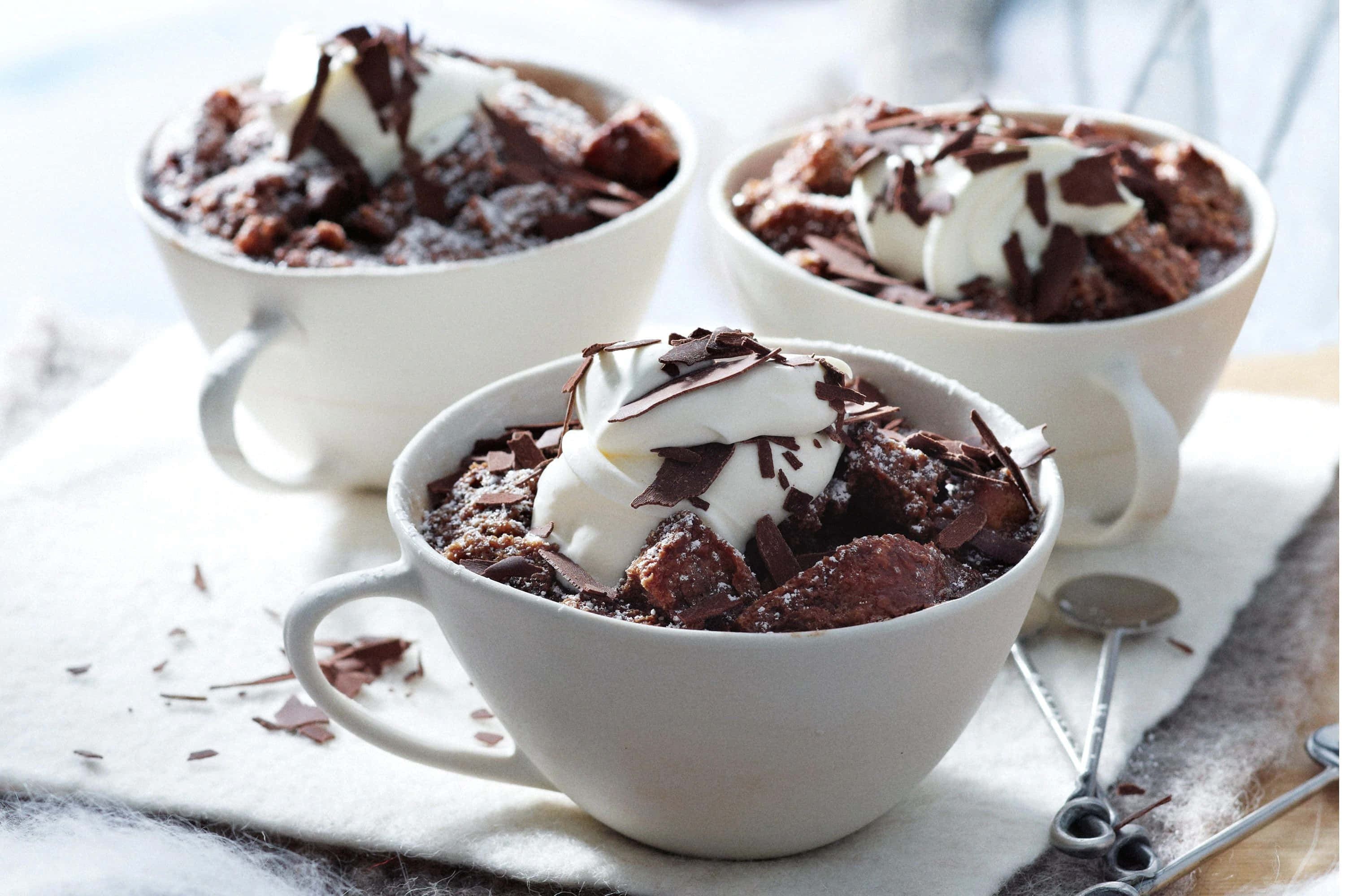 Winter Desserts, 3000 x 2000 wallpaper, white mugs, 2K Desktop Wallpaper