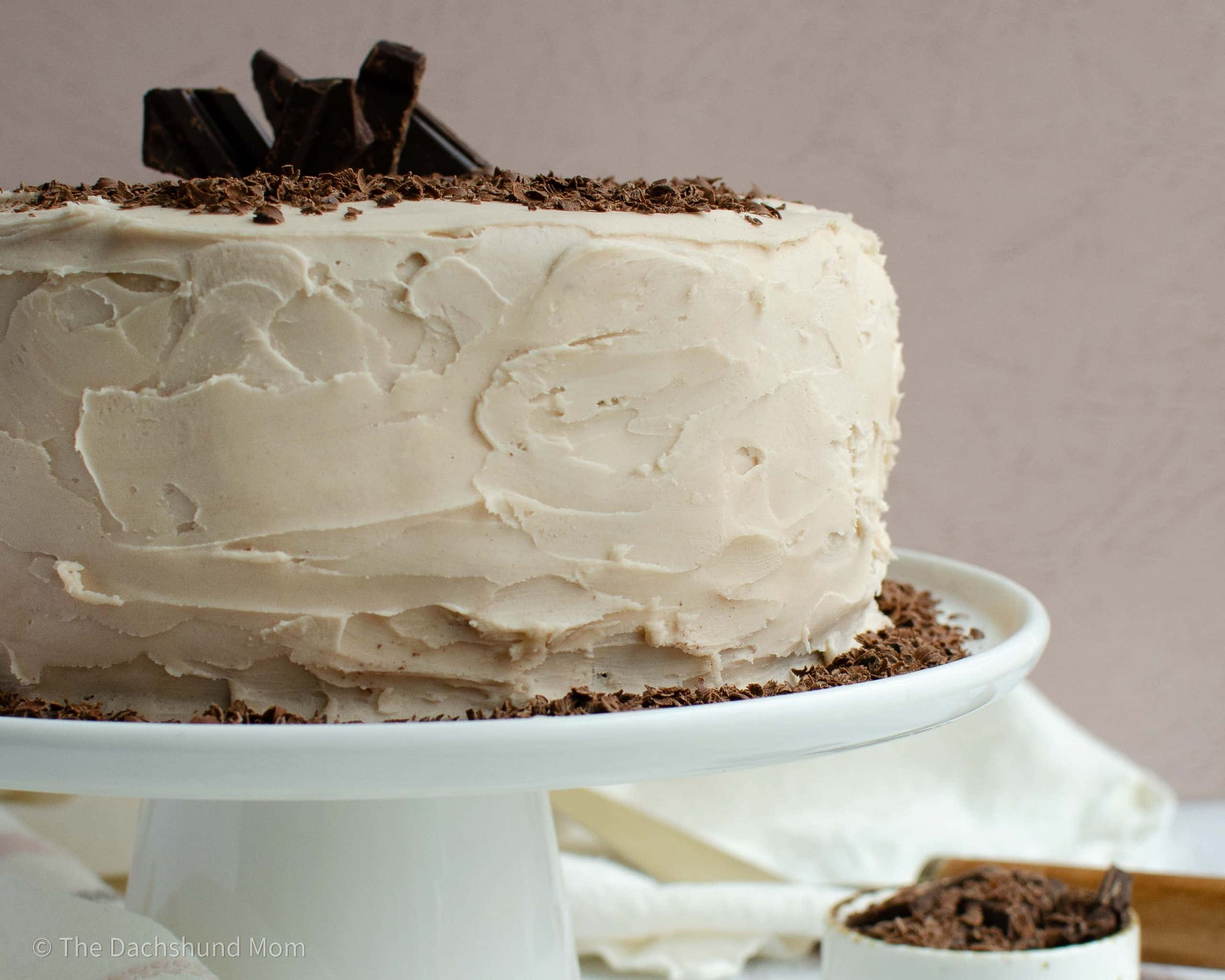 buttercream, chocolate cake, creamy frosting, 2K Desktop Wallpaper
