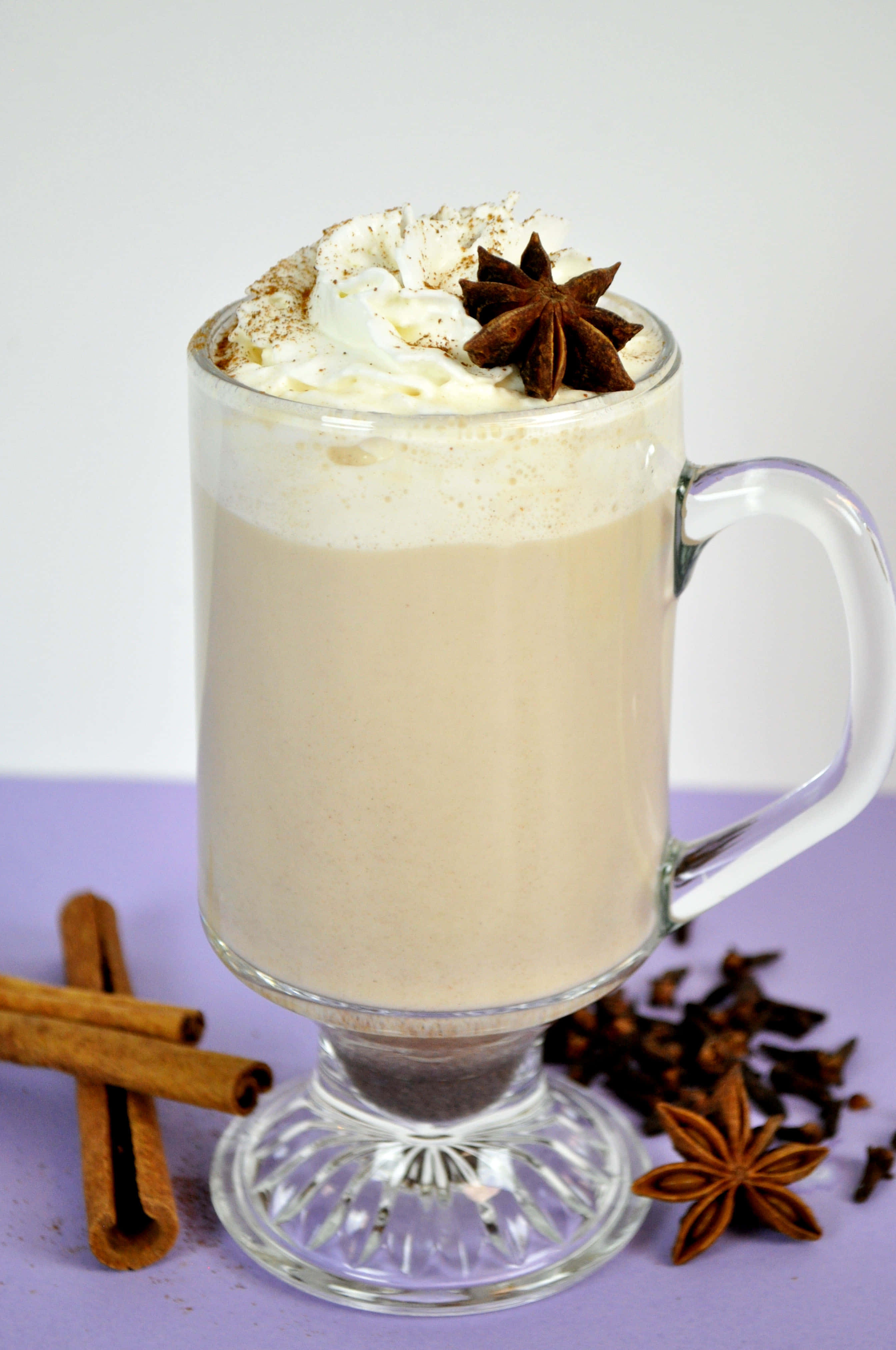 Winter Drinks, spiced drink, whipped cream, 4K Phone Wallpaper