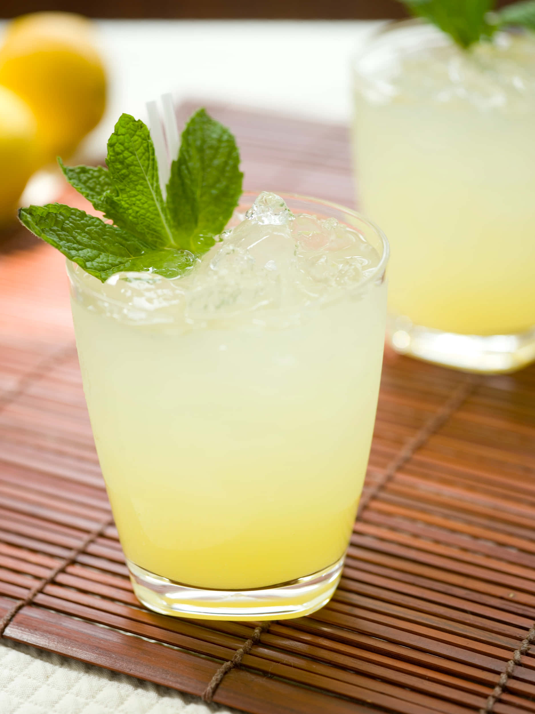 winter drinks, lemonade, mint, Full HD Phone Wallpaper