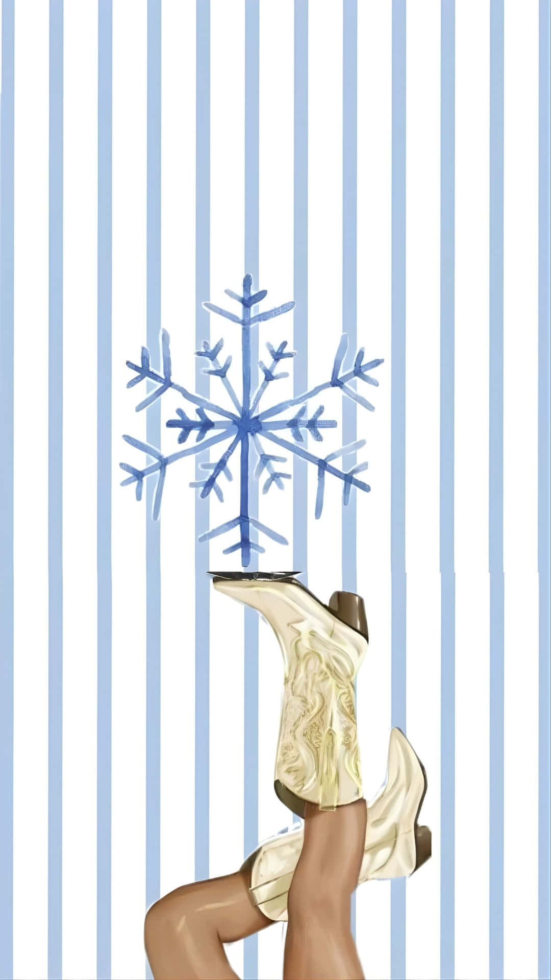 cowgirl, Christmas, winter style, Full HD Phone Wallpaper