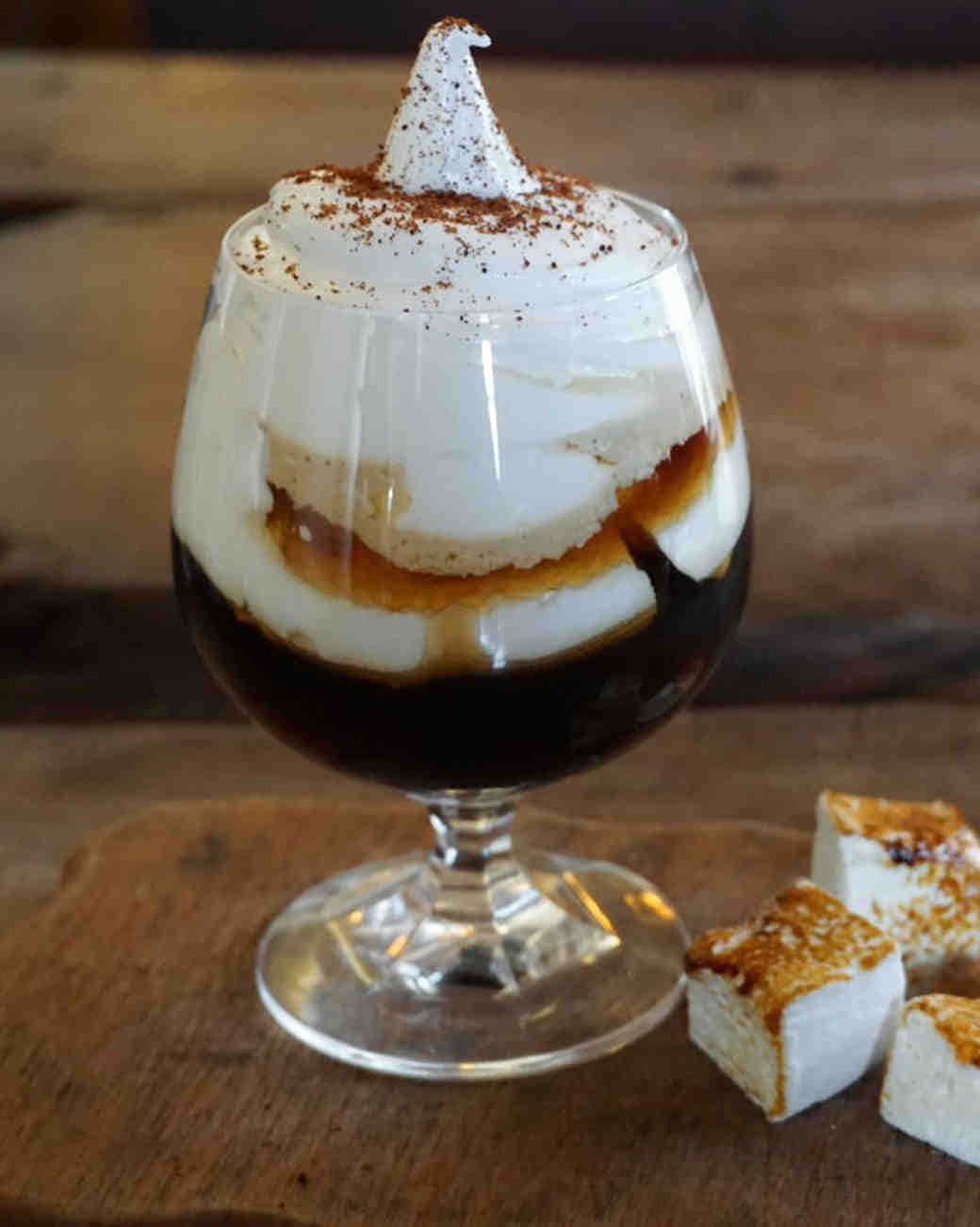 coffee and cream dessert, glass, whipped cream, HD Phone Wallpaper