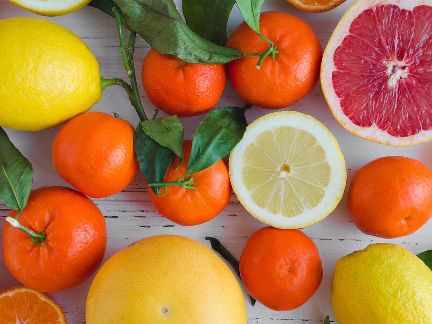 winter fruits, lemons, oranges, HD Desktop Wallpaper