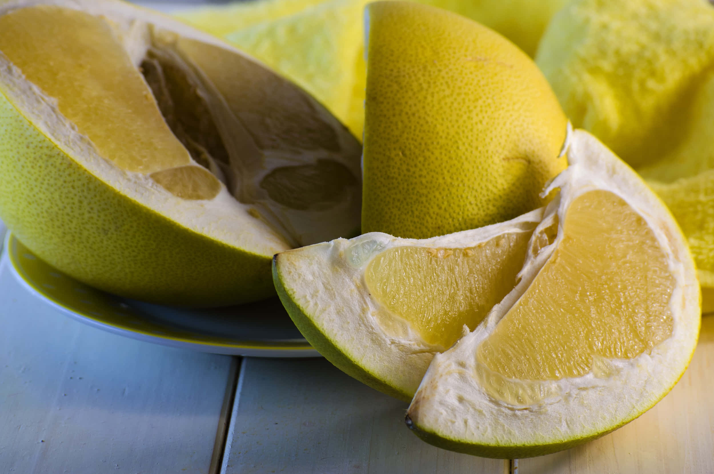 winter fruits, pomelo, yellow, Full HD Desktop Wallpaper