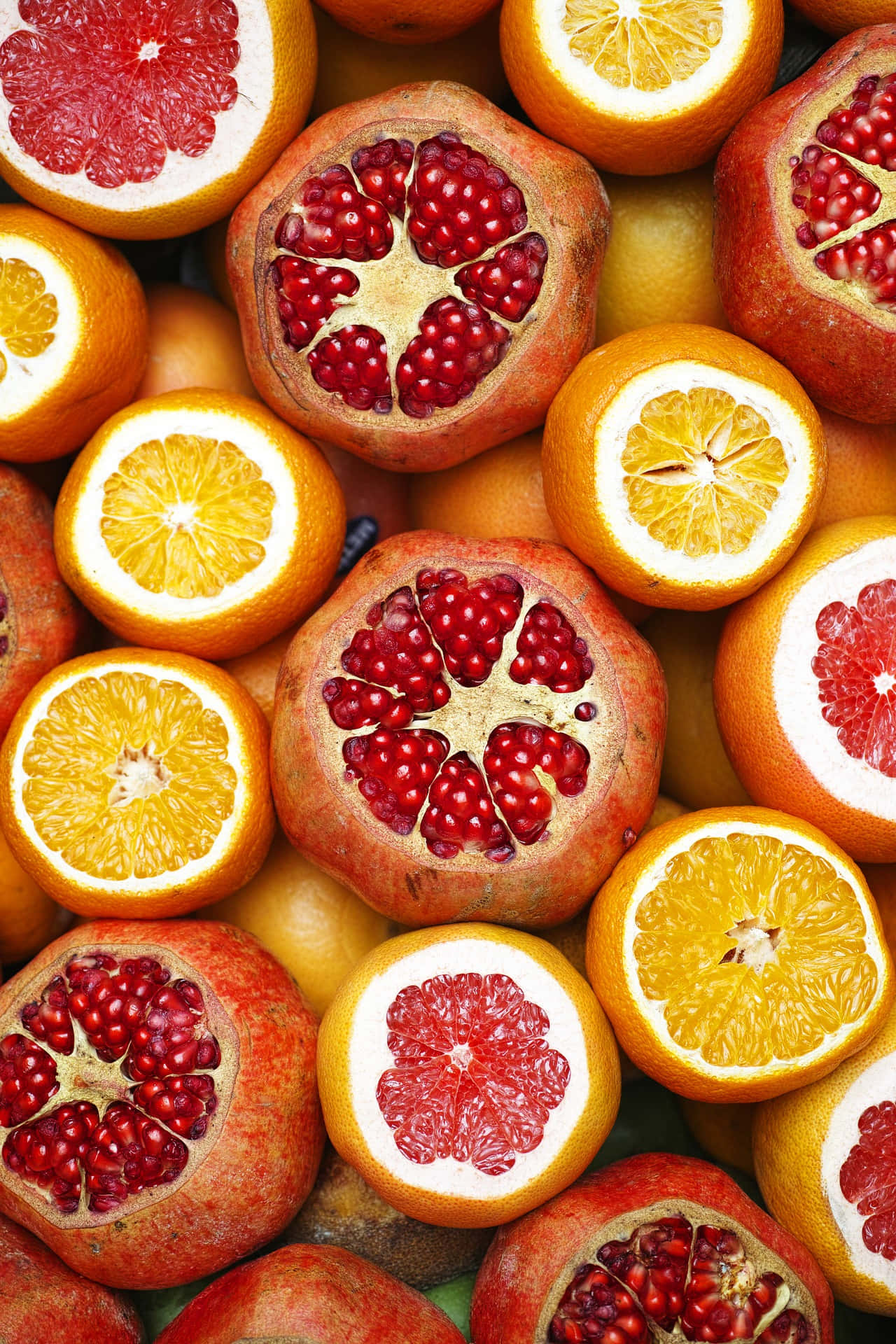 Winter Fruits, citrus fruits, oranges, Full HD Phone Wallpaper