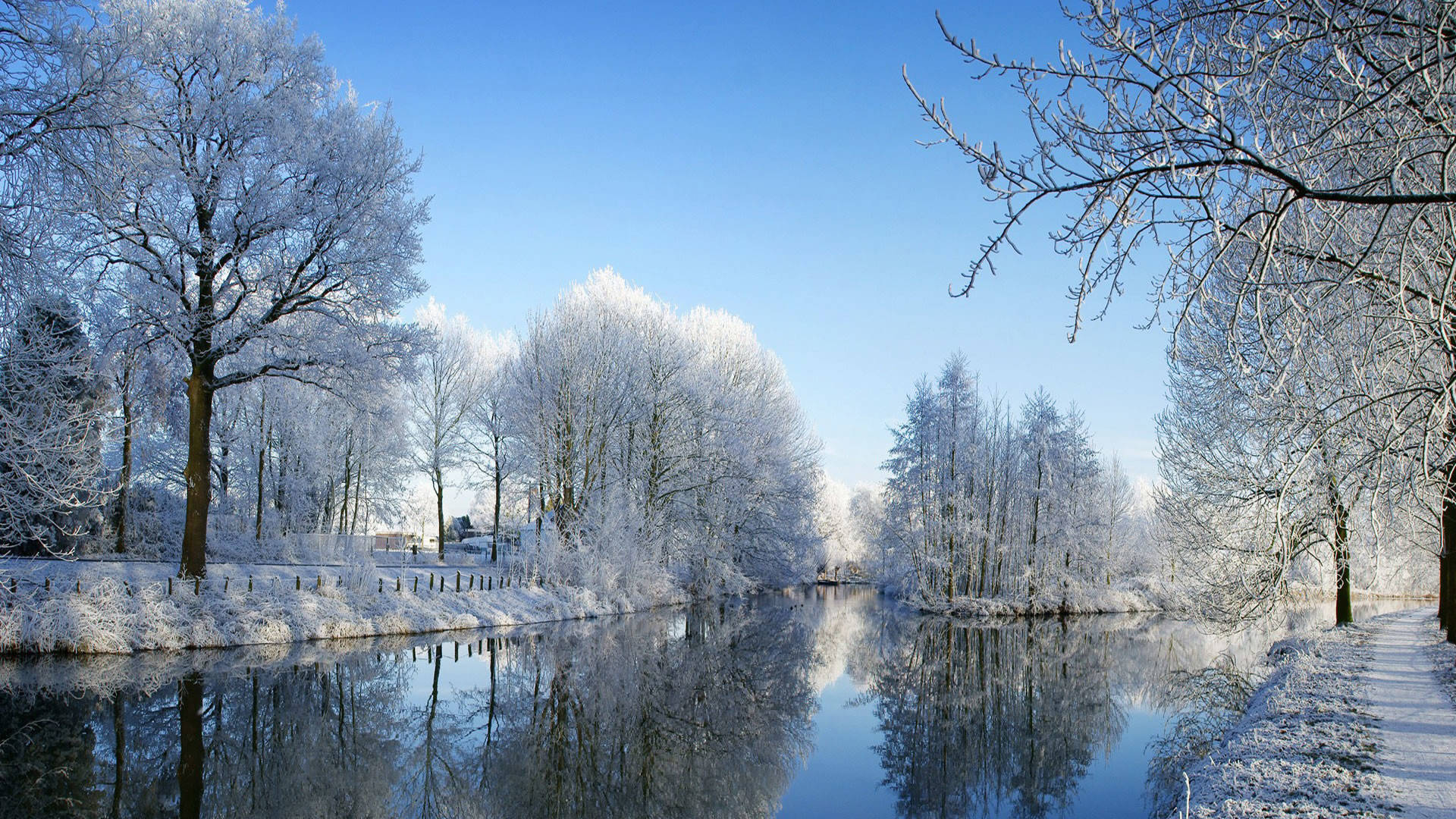 1920x1080, winter desktop, serene view, Full HD Desktop Wallpaper