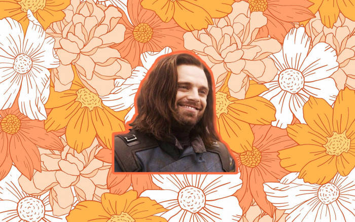 Winter Soldier, long brown hair, beard, SD Desktop Wallpaper