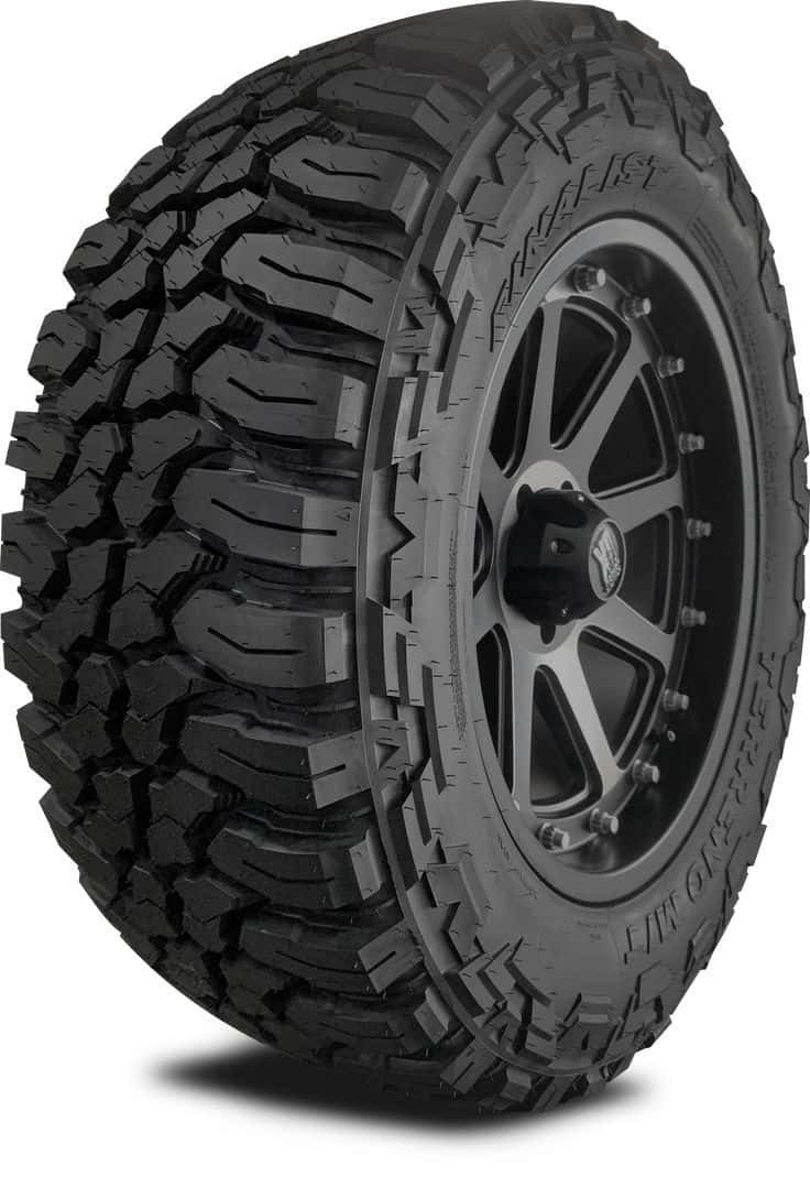 winter tires, all-terrain tire, matte black multi-spoke wheel, SD Phone Wallpaper