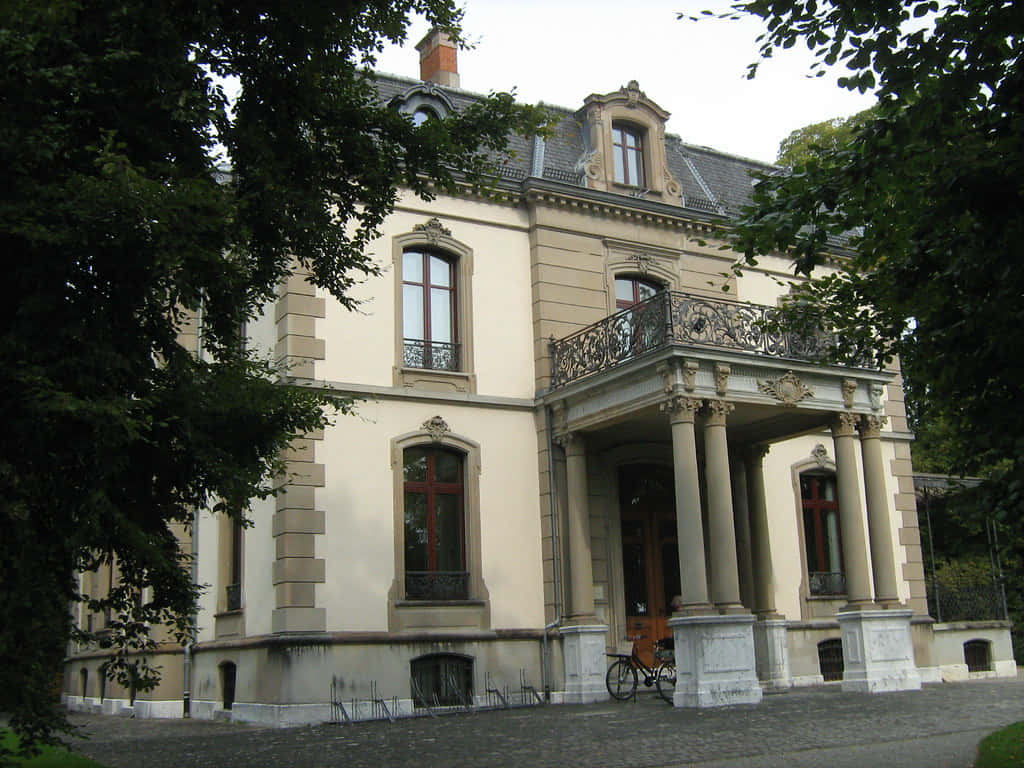 Winterthur, elegant villa, classical mansion, SD Desktop Wallpaper