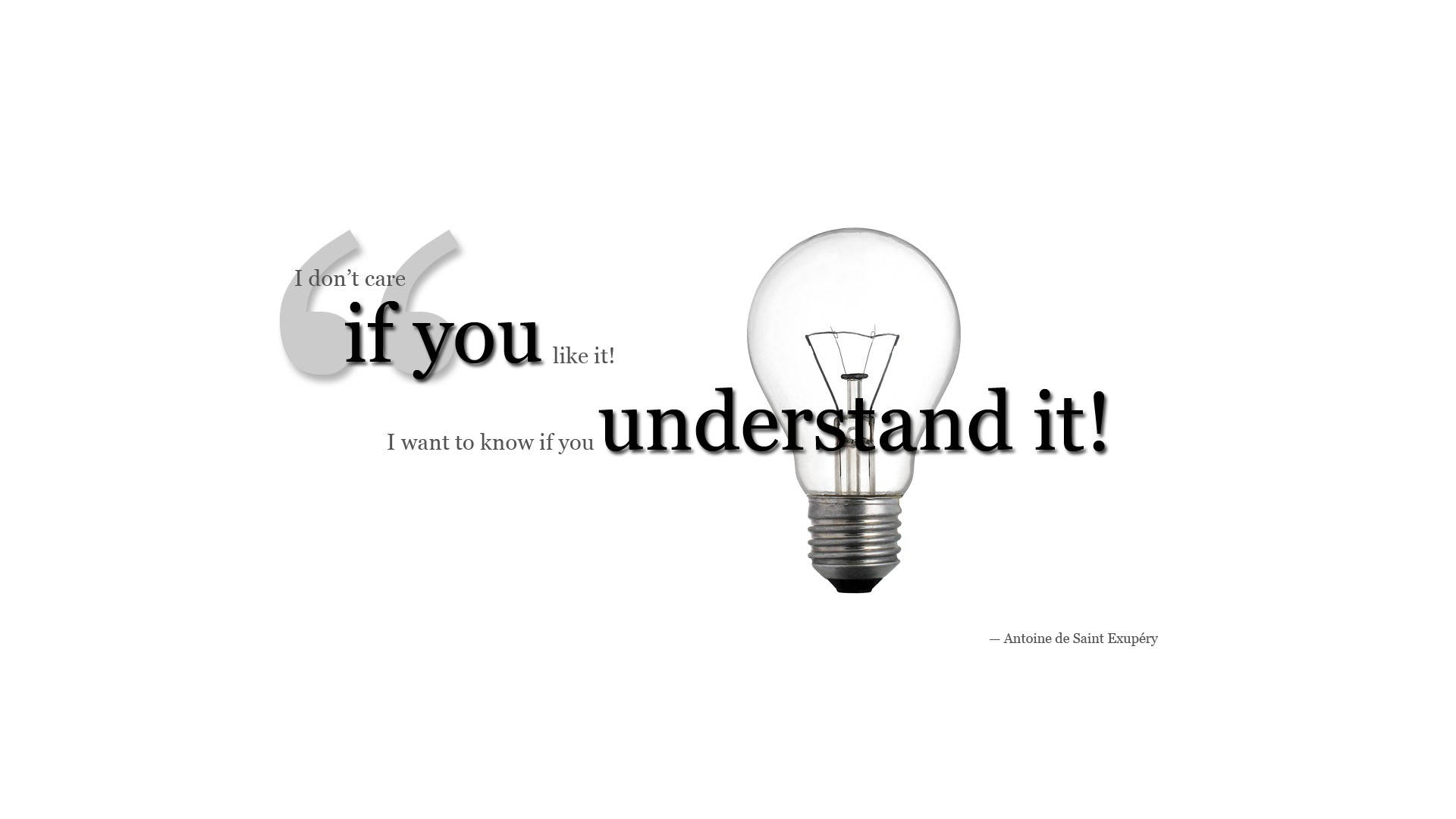 Wise, black and white, light bulb, Full HD Desktop Wallpaper