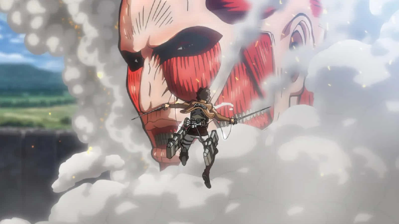Wit Studio, warrior, gear, HD Desktop Wallpaper