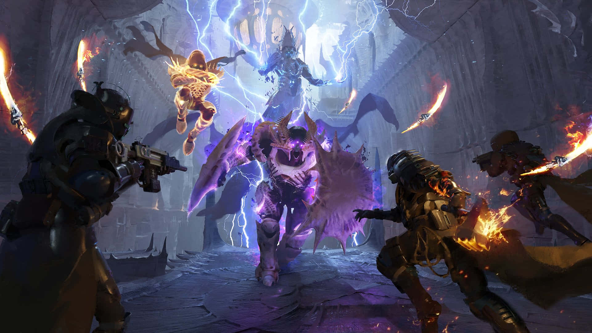 Witch Queen, gaming warriors, glowing demonic creatures, Full HD Desktop Wallpaper
