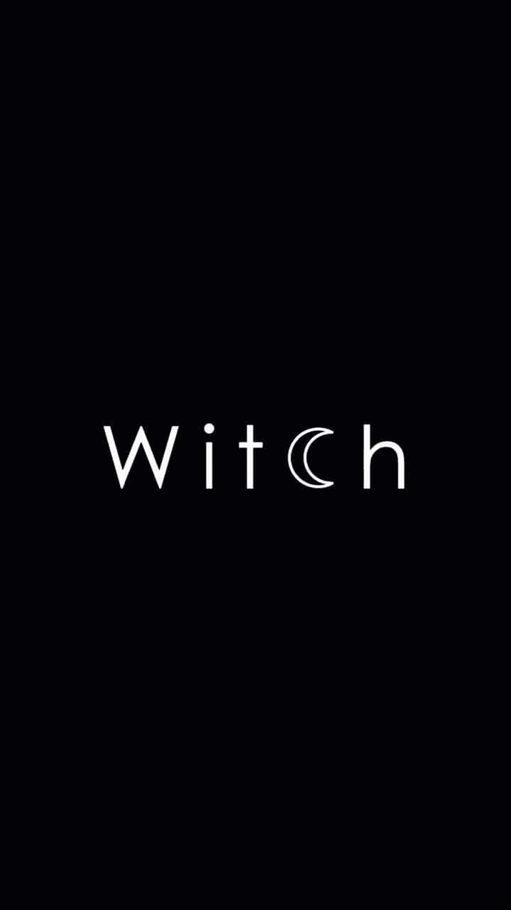 Witch, crescent moon, black background, HD Phone Wallpaper
